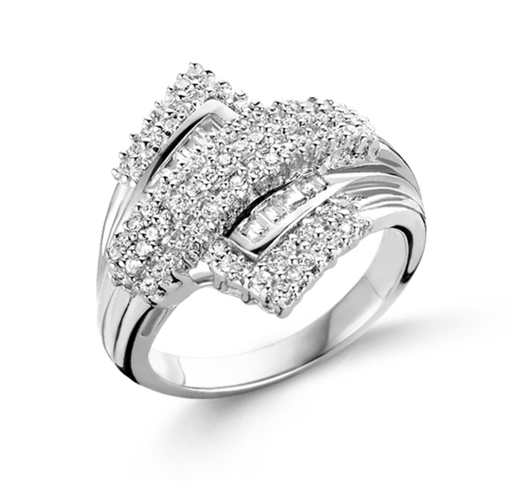 Thumbnail - Orphelia Damen-Ring Sterling-Silber 925 – Silber R-3662