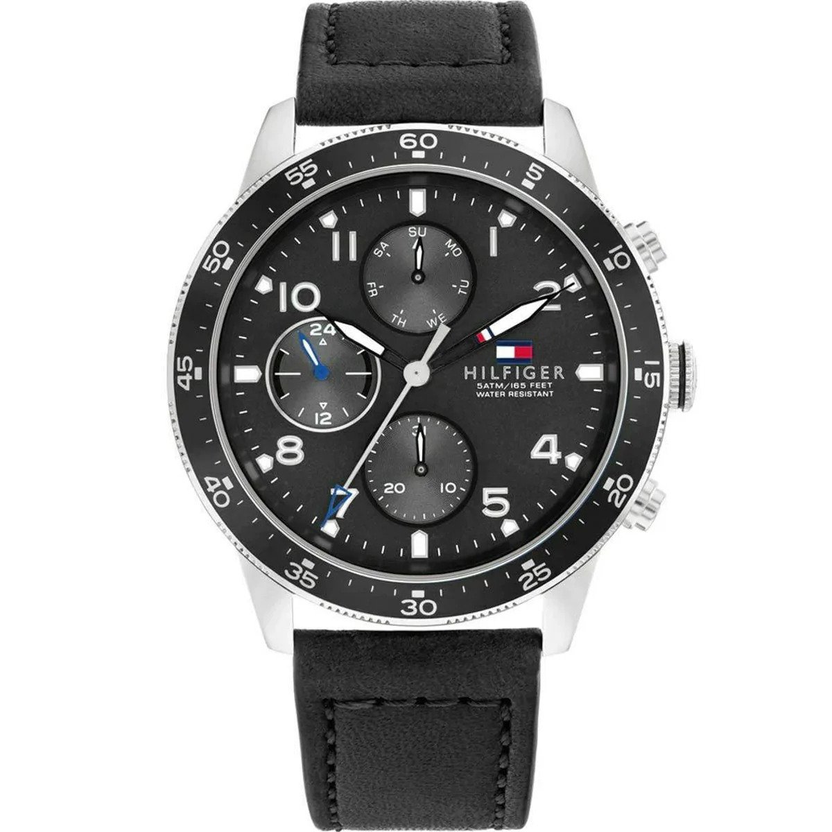Thumbnail - Tommy Hilfiger Jimmy Herren Schwarz Uhr 1791947