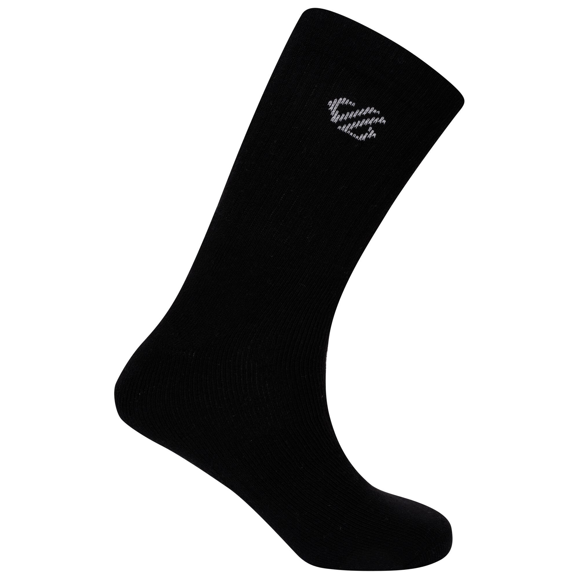 Dare 2B Unisex Adult Essentials Sports Ankle Socks (Pack of 3) (Black) - Size UK 3-6