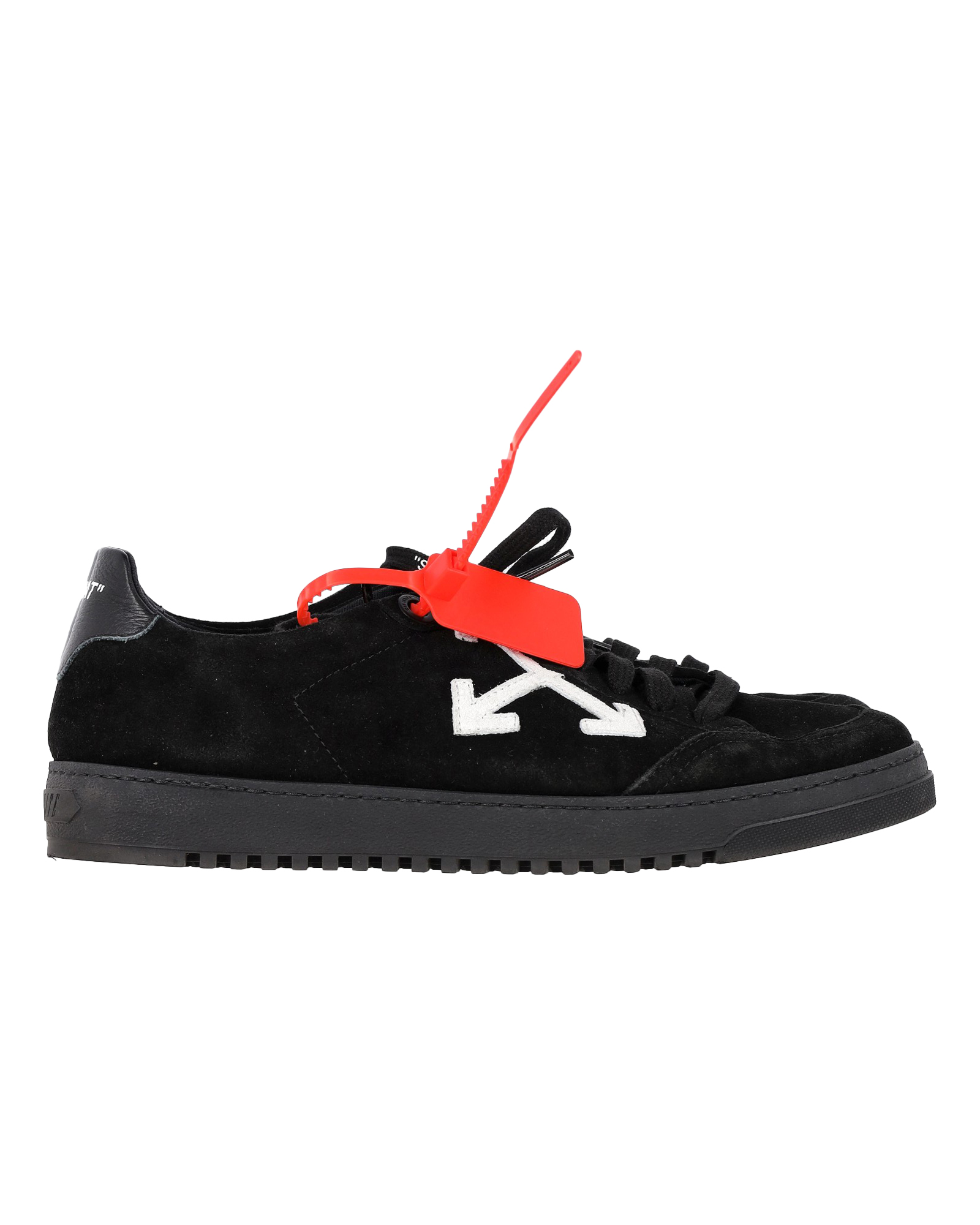 【関税＆送料込み】Off-White 'O.O.O' Black Suede Sneakers Out of Office Cow Suede - White/Black – Feature