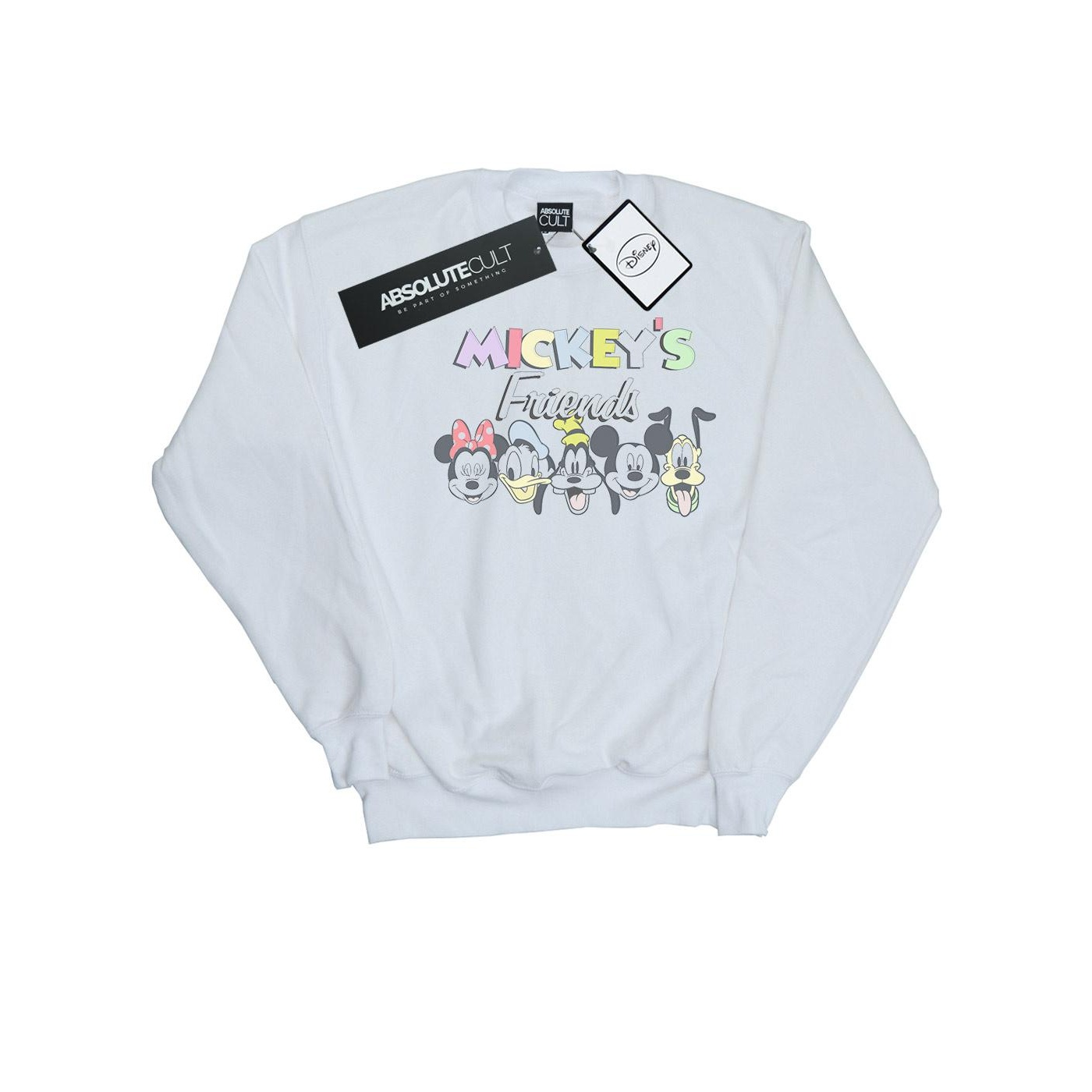 Disney - "Mickey Mouse Friends Faded Nostalgia" Sweatshirt für Herren (Weiß)