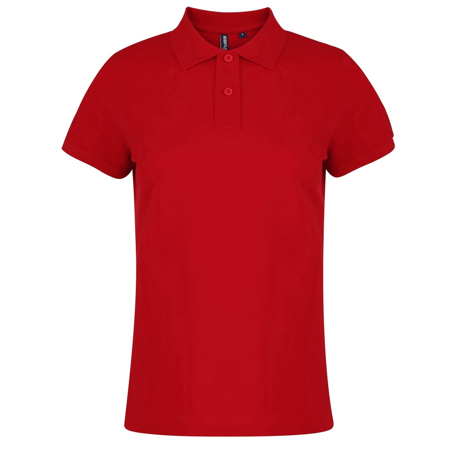 Thumbnail - Asquith & Fox - Unifarbenes Poloshirt - Damen (Rot)