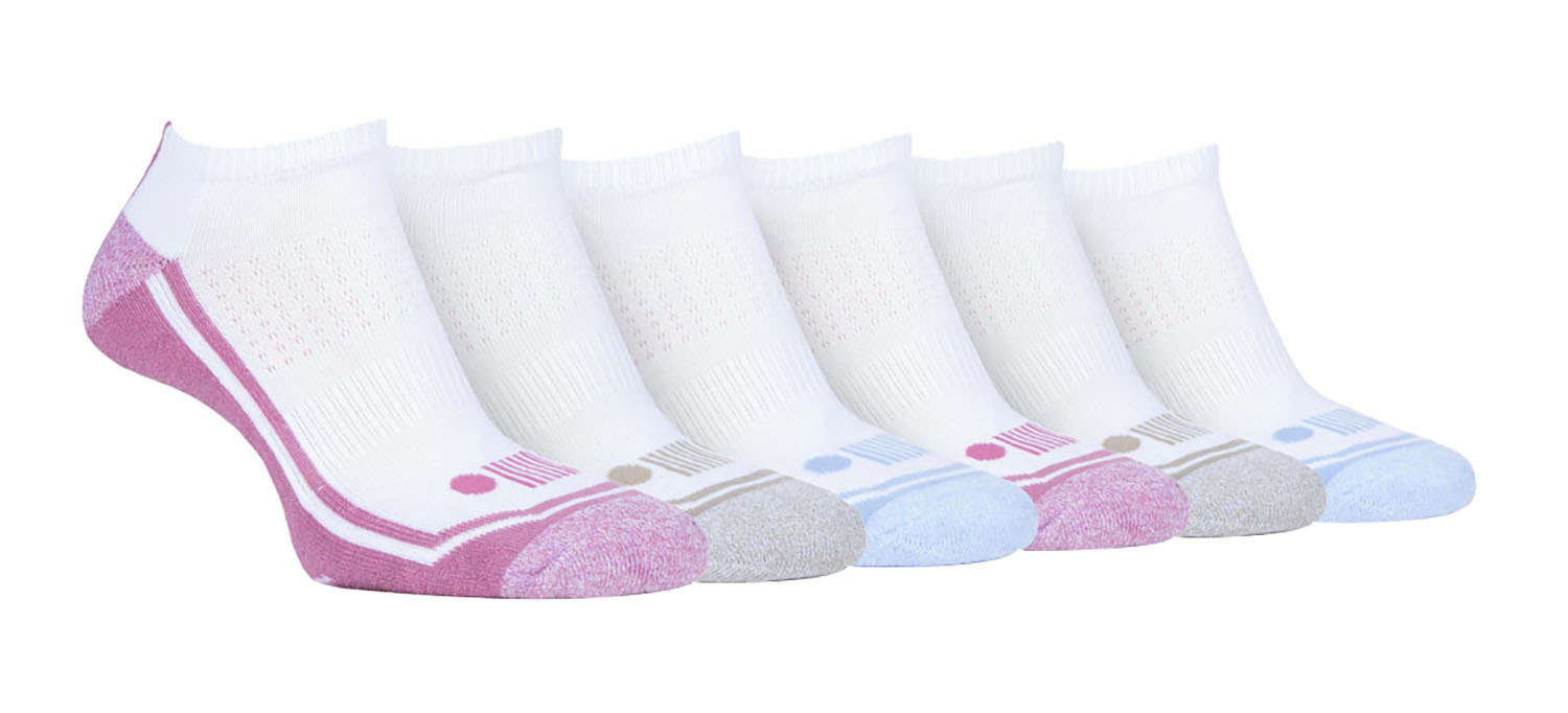 Thumbnail - JEEP - 6 Paar Damen Performance Poly Low Knöchel Länge Trainer Socken