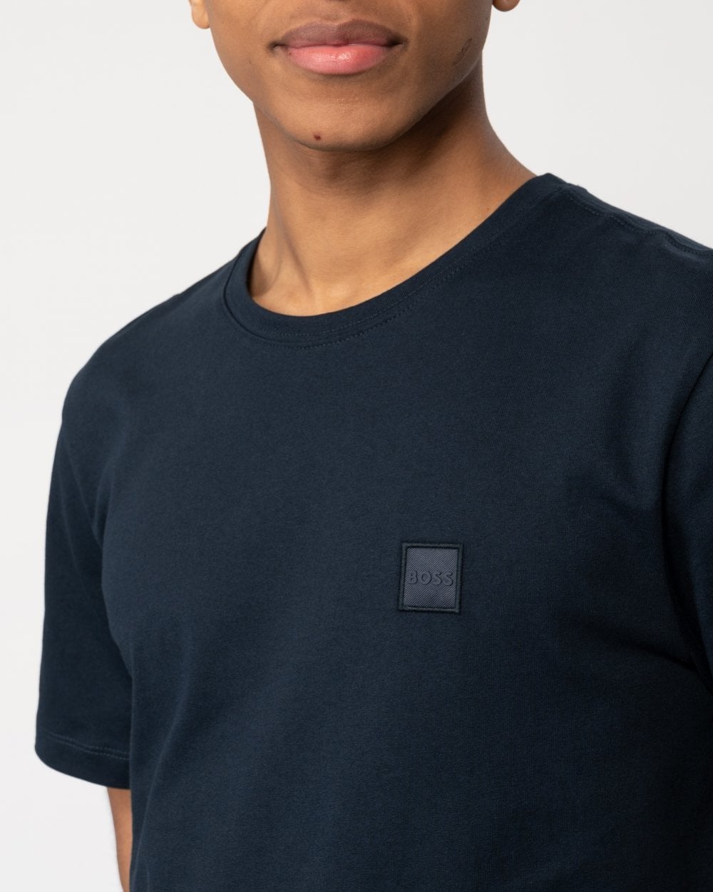 Boss Orange Tales Herrar T-shirt i bomullsjersey med logotypmärke NOS – bild 2