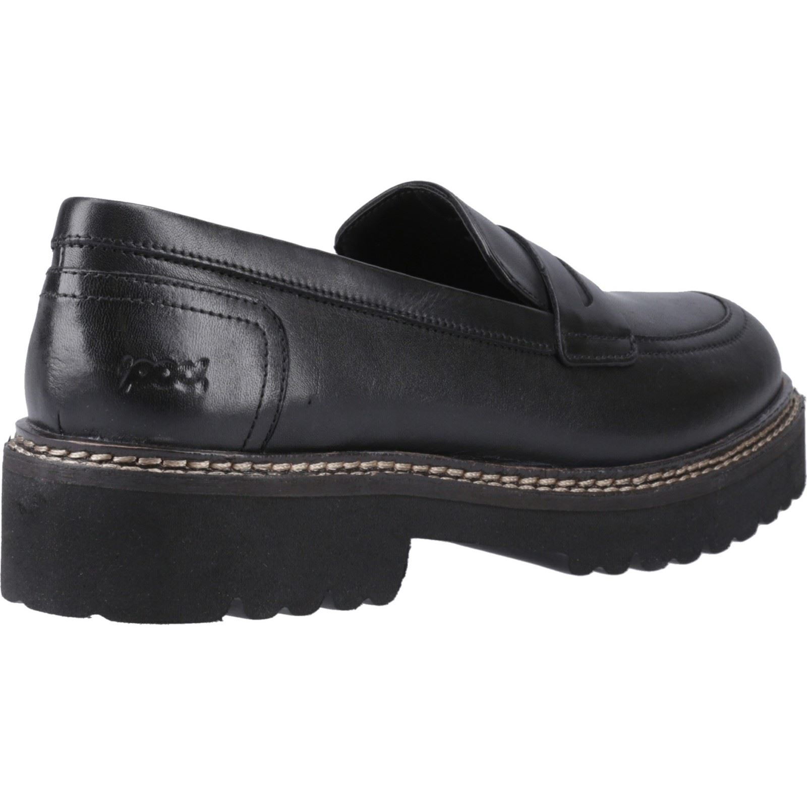 Pod Kenny Läder Dam Svarta Loafers – bild 2