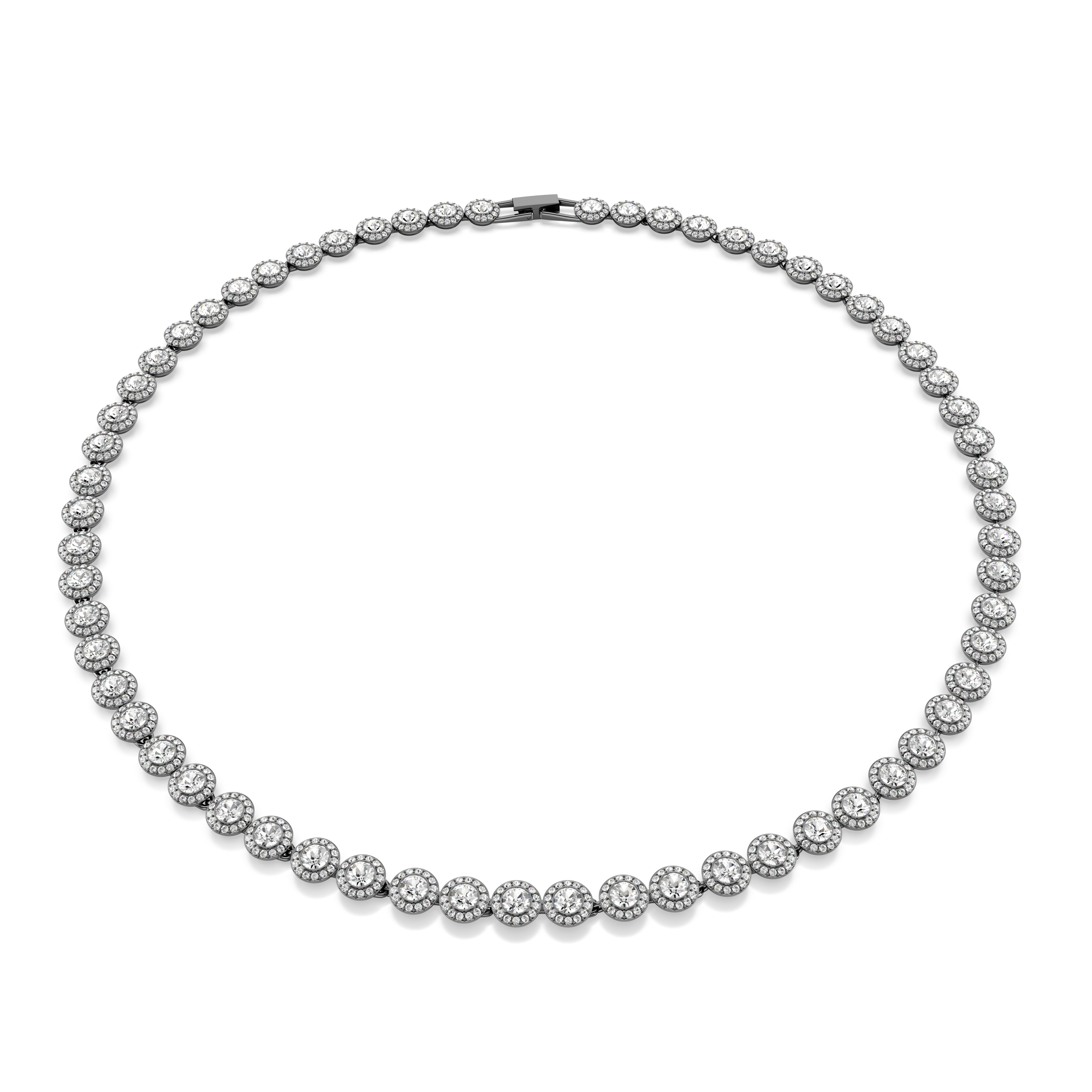 Swarovski ‘Una’ Womens Base Metal Necklace – Black 5681057 – One Size