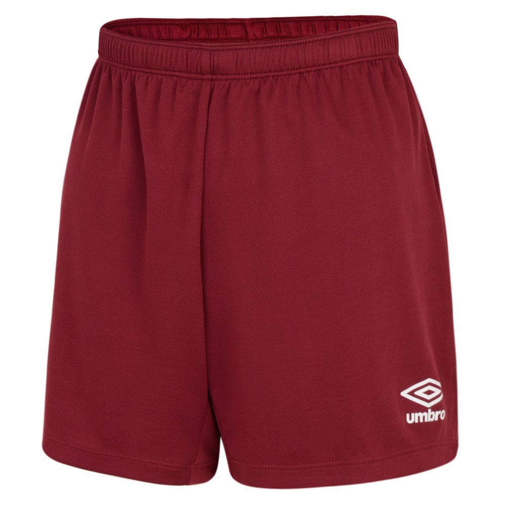 Thumbnail - Umbro - "Club" Shorts für Damen (Weinrot)