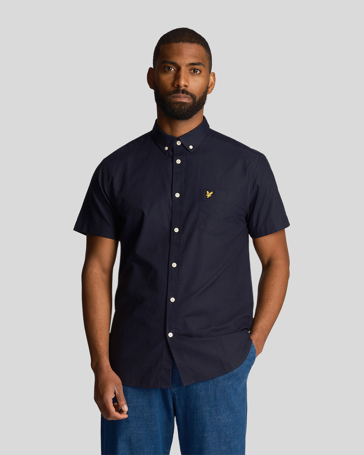 Lyle & Scott Overhemd Lange Mouw Lyle & Scott Chemise à manche courtes Oxford