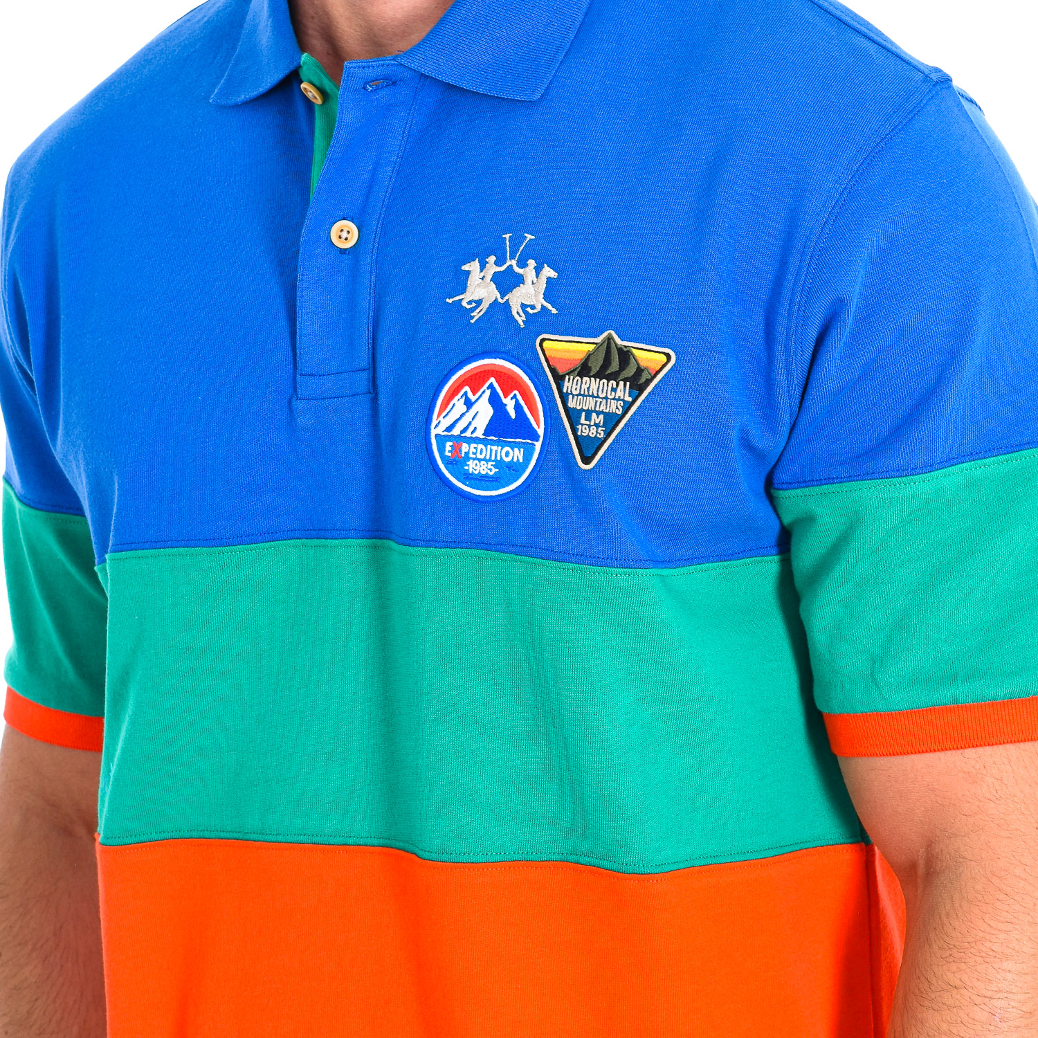 LA MARTINA Kortärmad polo TMP318-JS303 man pikéer herr – bild 2