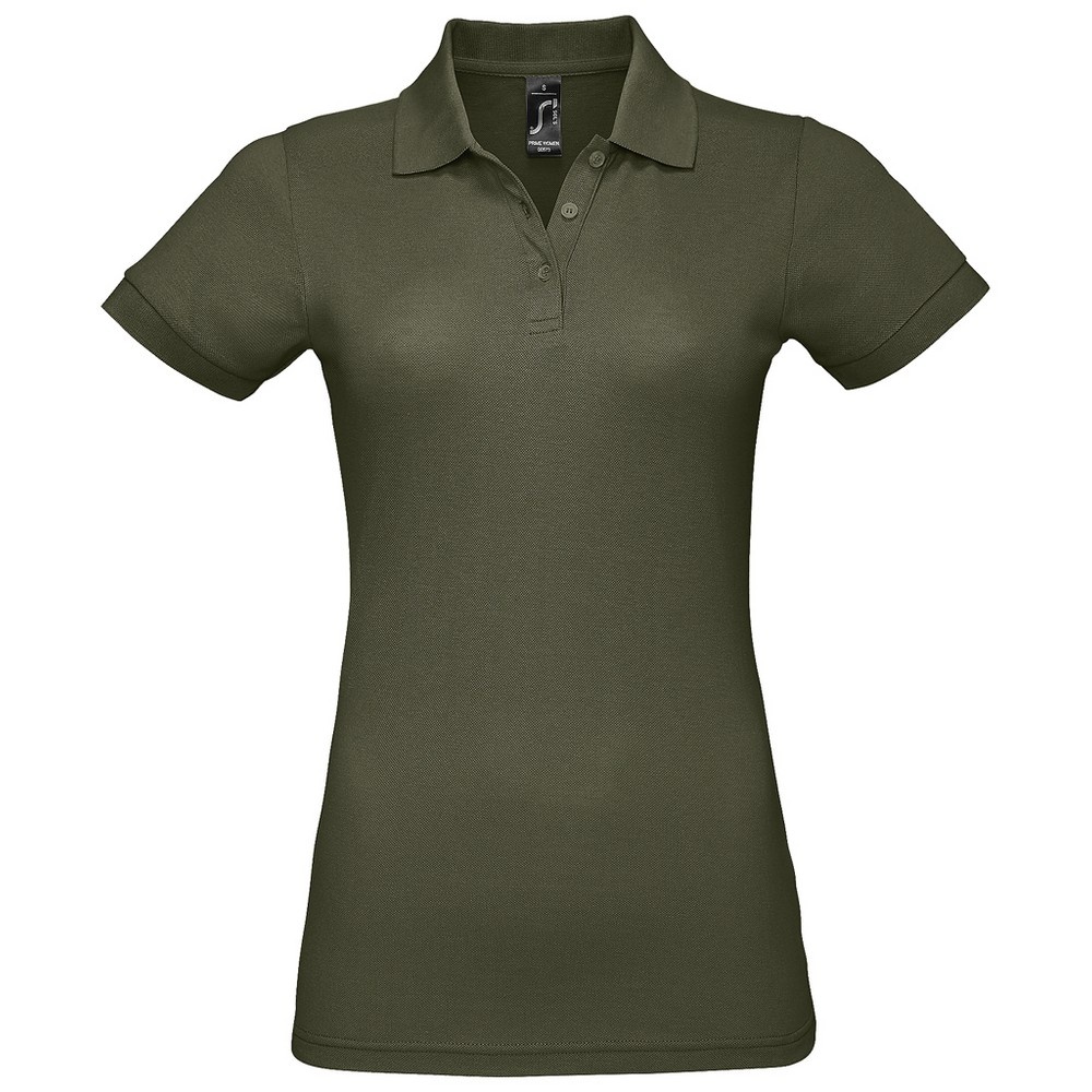 SOLS Womens/Ladies Prime Pique Polo Shirt (Army) - Multicolour - Size 3XL