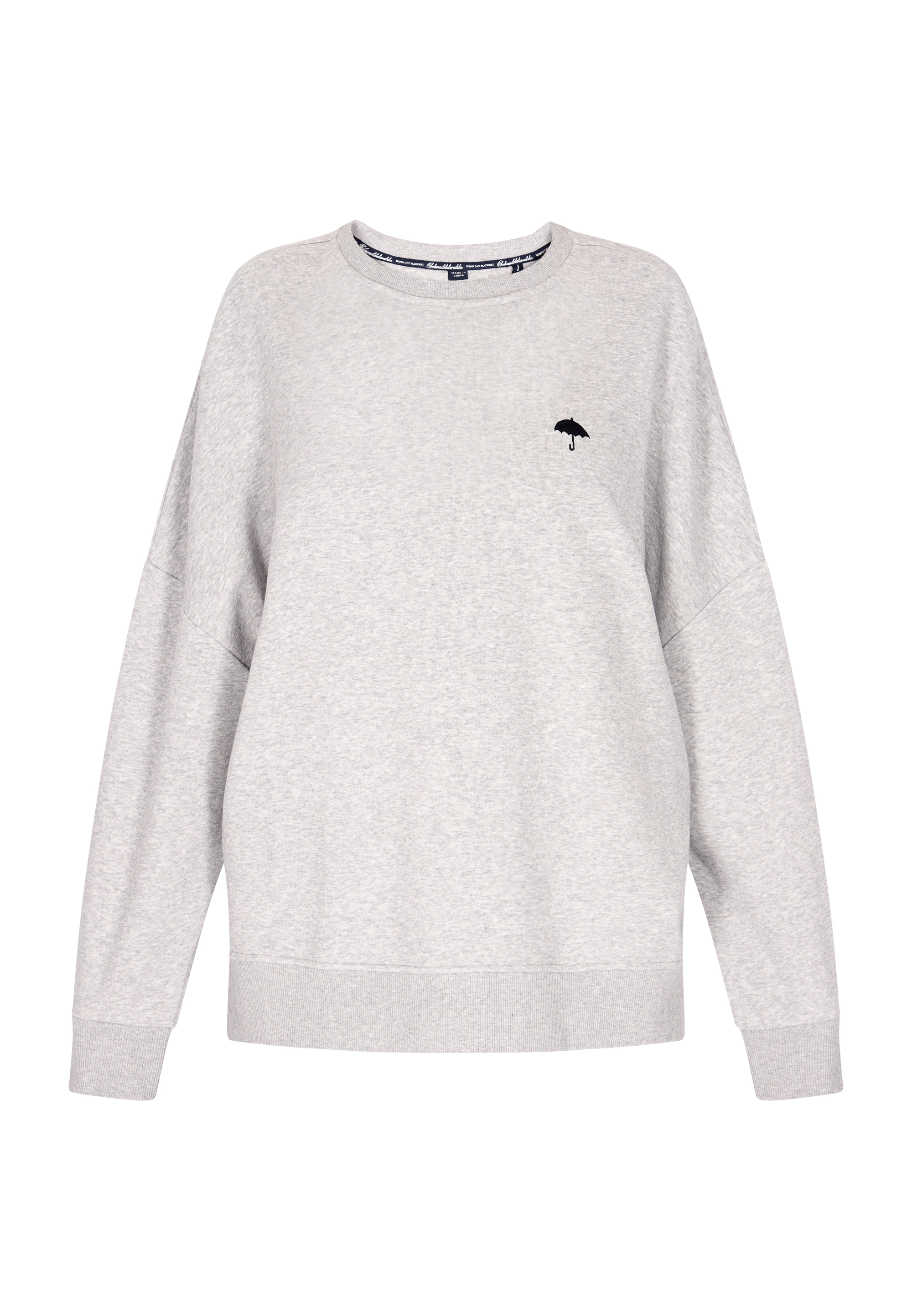 Schmuddelwedda Sweatshirt Dames grijs melange