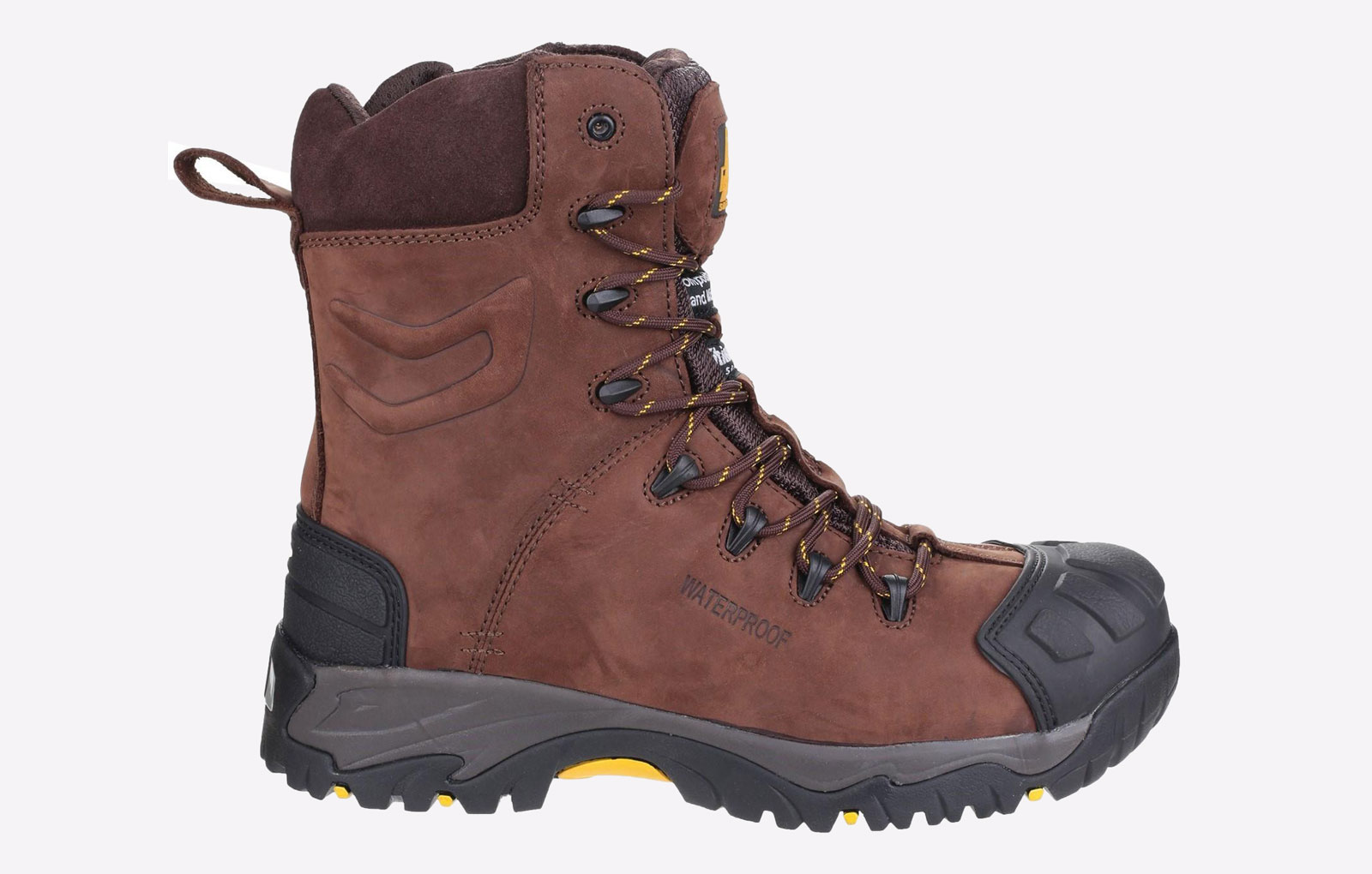 Amblers Safety AS995 WATERPROOF Boots Mens - Brown - Size UK 11