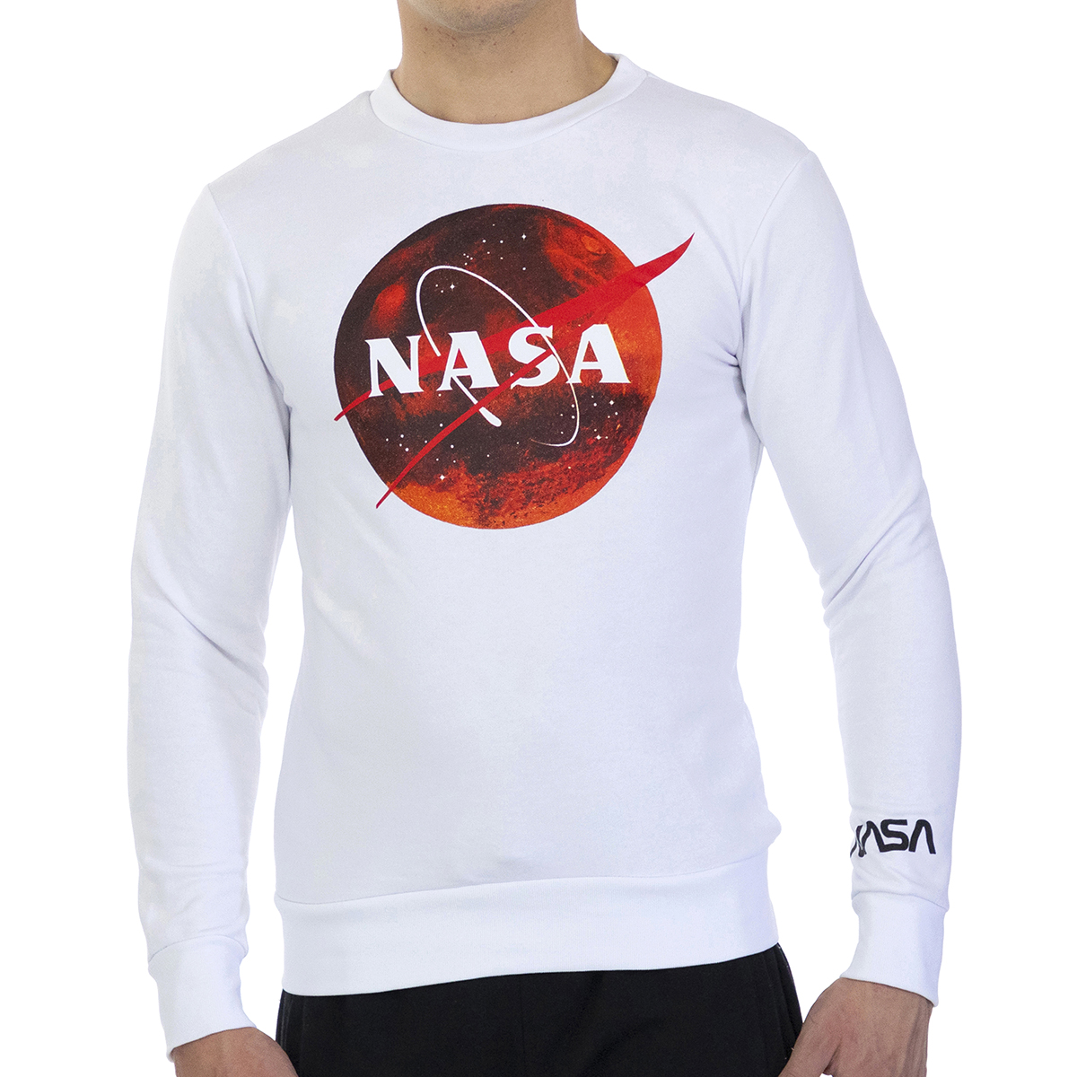 Thumbnail - MARS12S Herren Basic Langarm Rundhals Sweatshirt