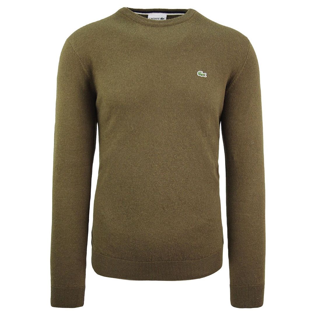 Thumbnail - Lacoste Wollmenschengrüner Pullover
