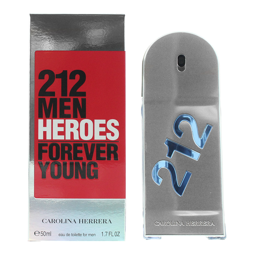 Carolina Herrera Mens 212 Men Heroes Forever Young Eau de Toilette 50ml - One Size