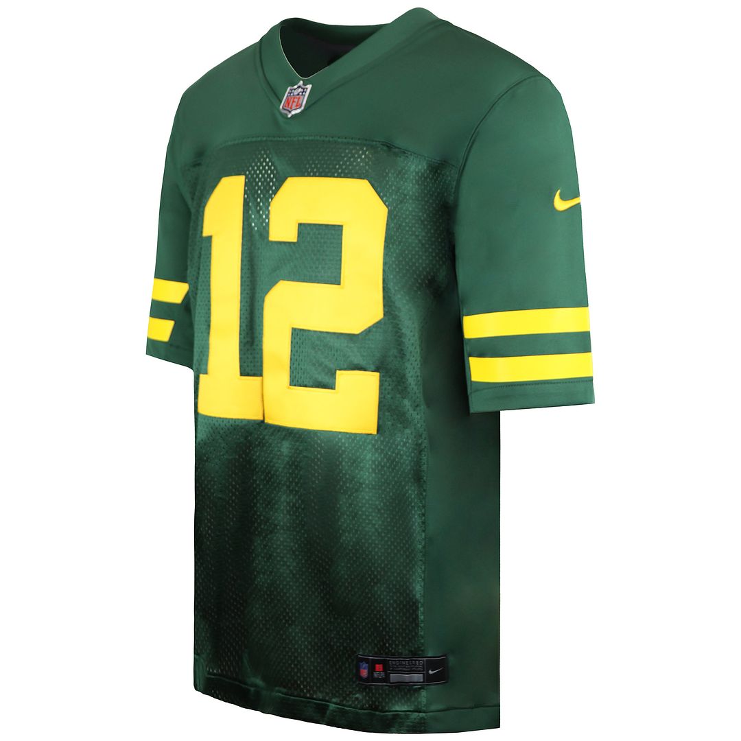 Nike NFL Green Bay Packer 12 Aaron Rodgers Limited Alternate
