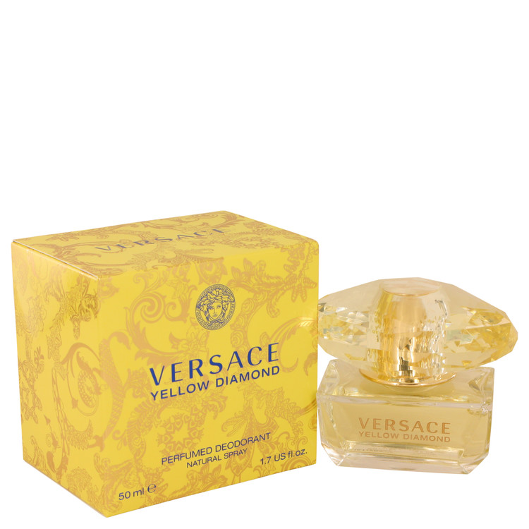 Versace Womens Yellow Diamond by Deodorant Spray 1.7 oz for Women - Orange - One Size