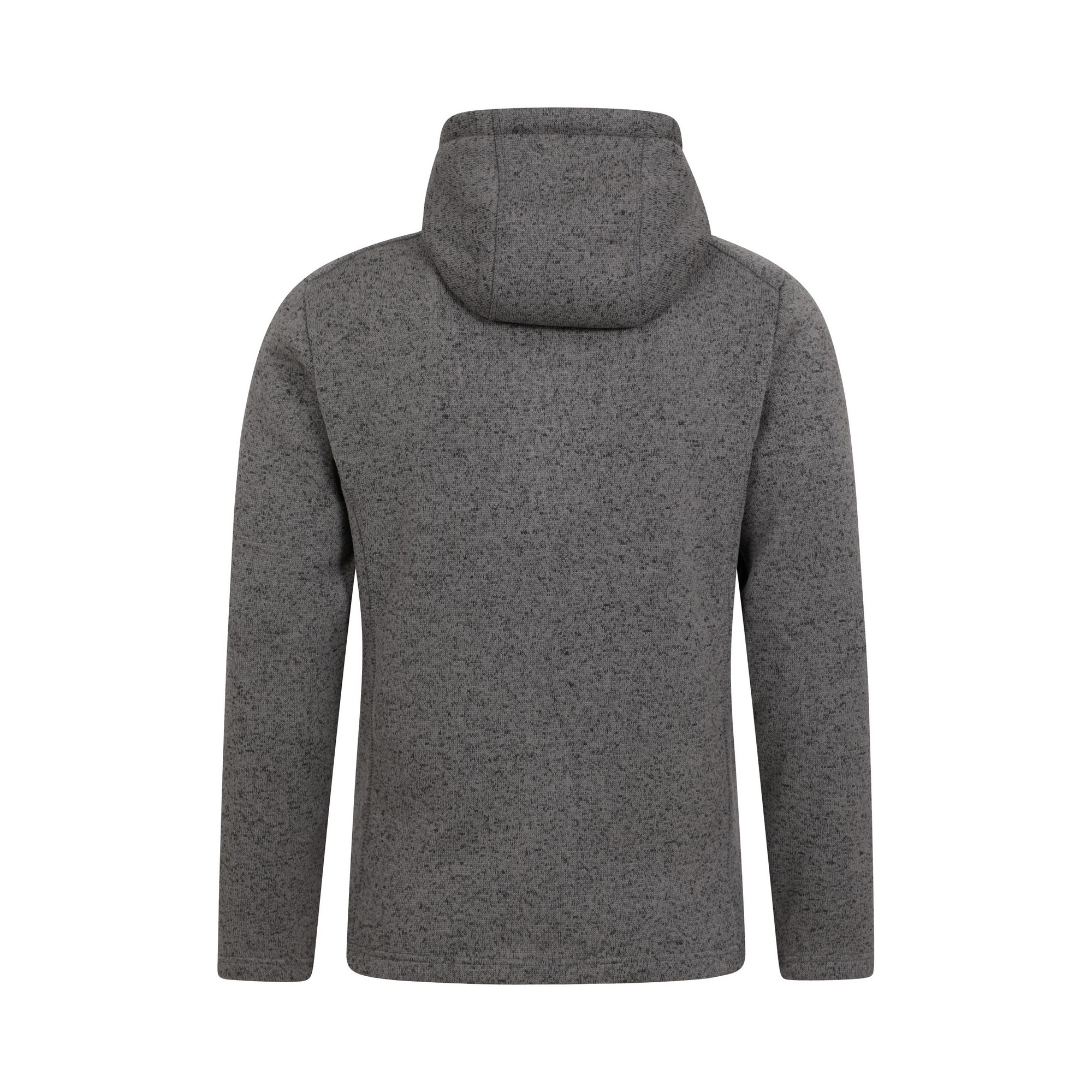 Mountain Warehou Mens Nevis Fleece Full Zip Hoodie (Svart) herr – bild 2