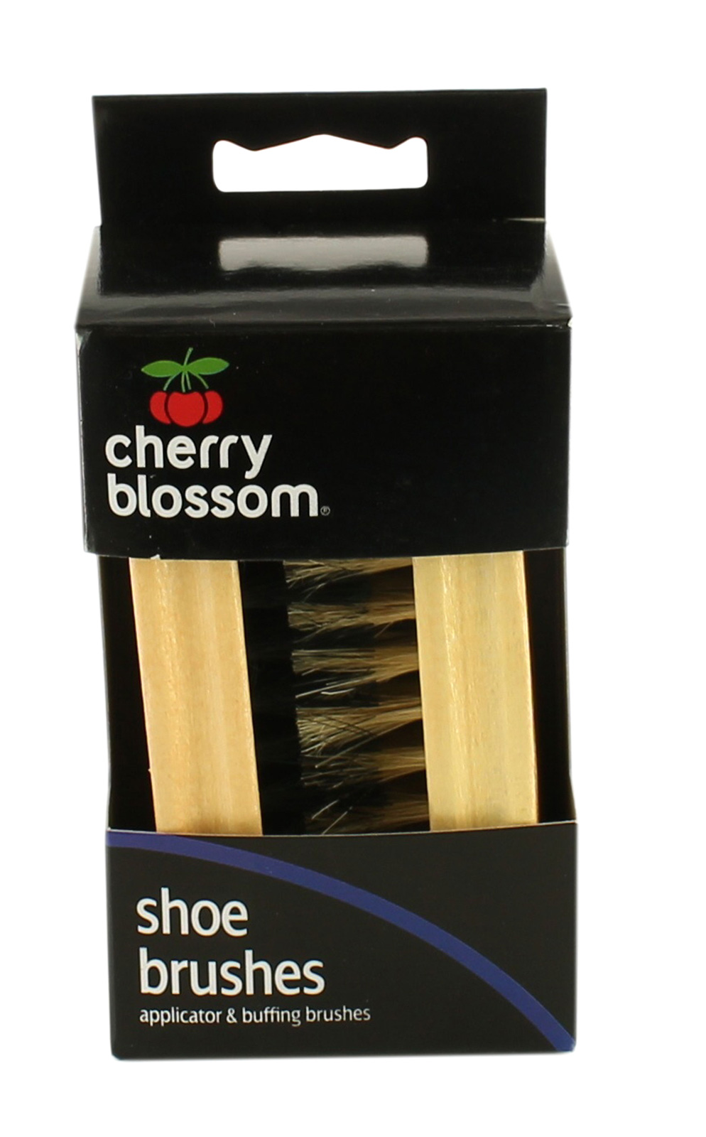 Cherry Blossom Unisex Twin Brush Set Shoe Care brown multi - Multicolour - One Size