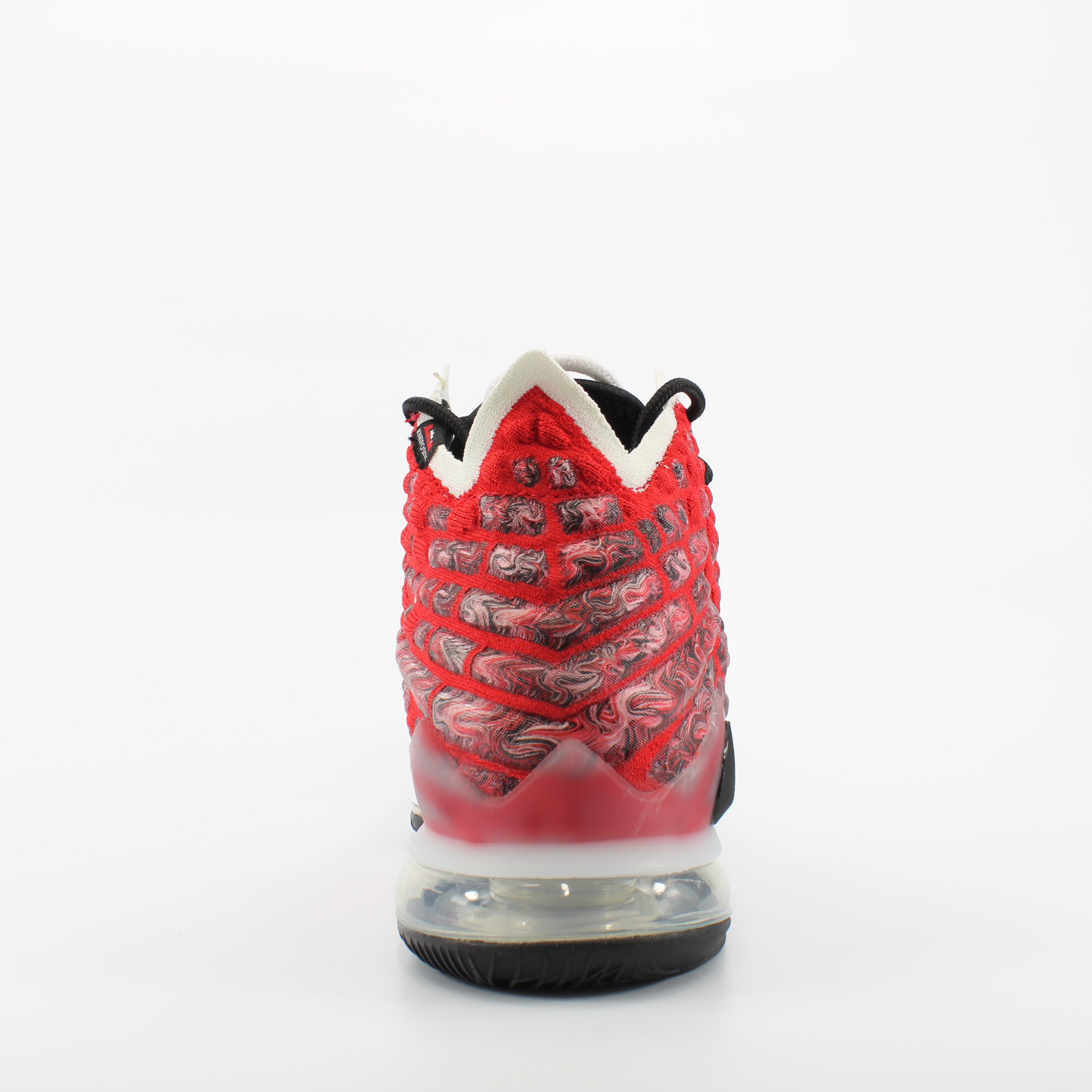 NIKE Lebron XVII Red Textile Lace Up herrtränare BQ3177 601 låga sneakers – bild 2
