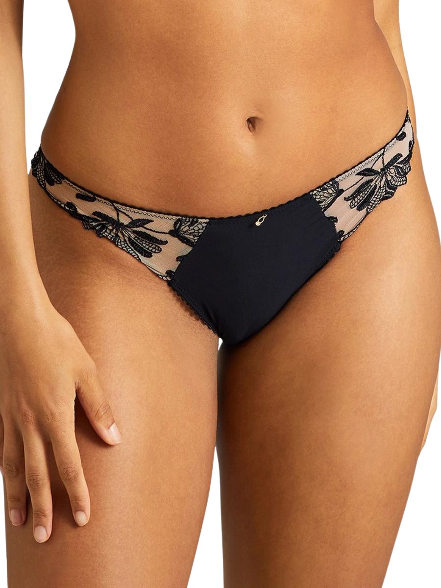 Aubade Womens Lovessence Italian Brief – Black Polyamide – Size Large