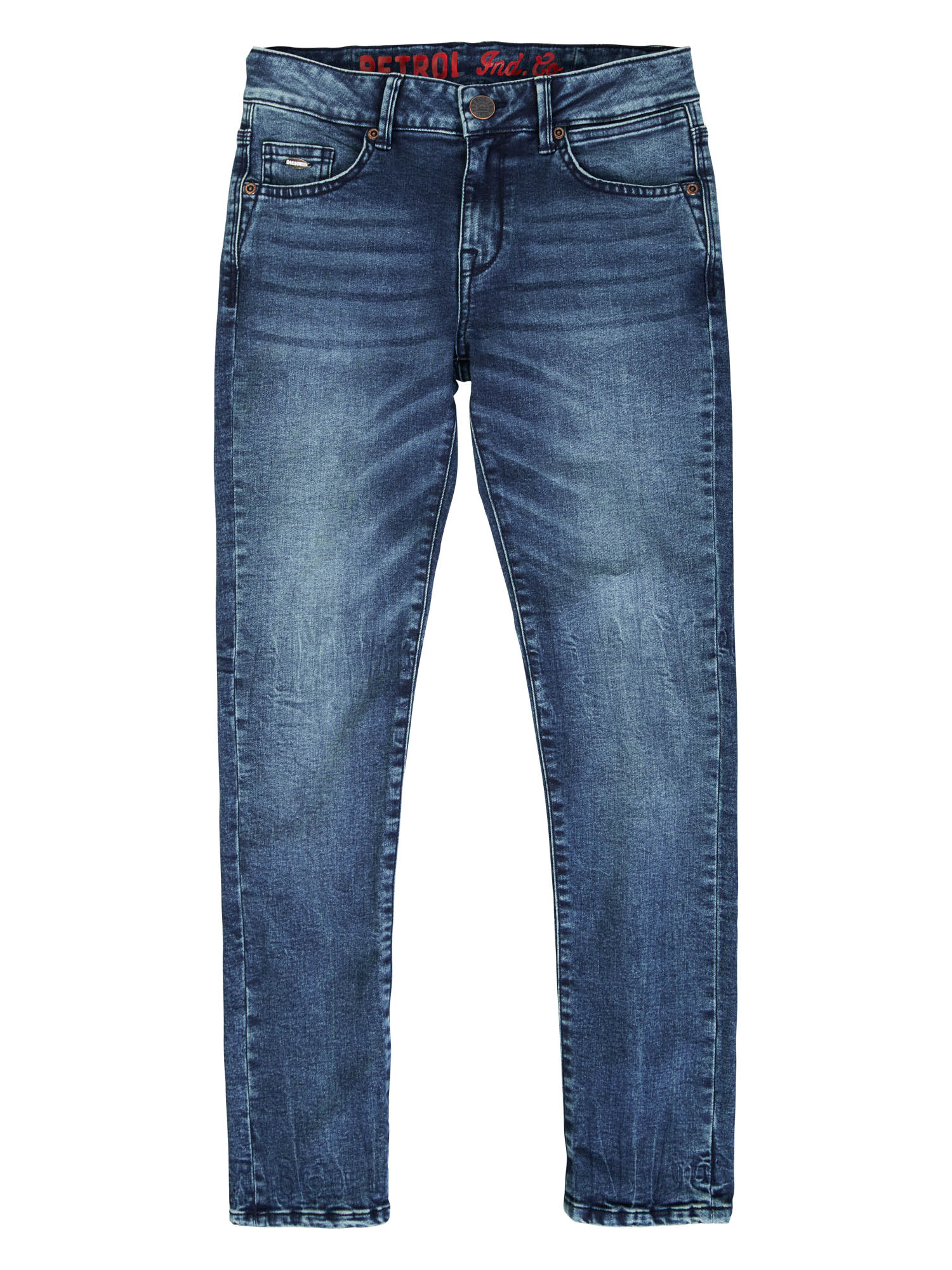 Petrol Industries - Jongens Seaham Slim Fit Jeans - Blauw