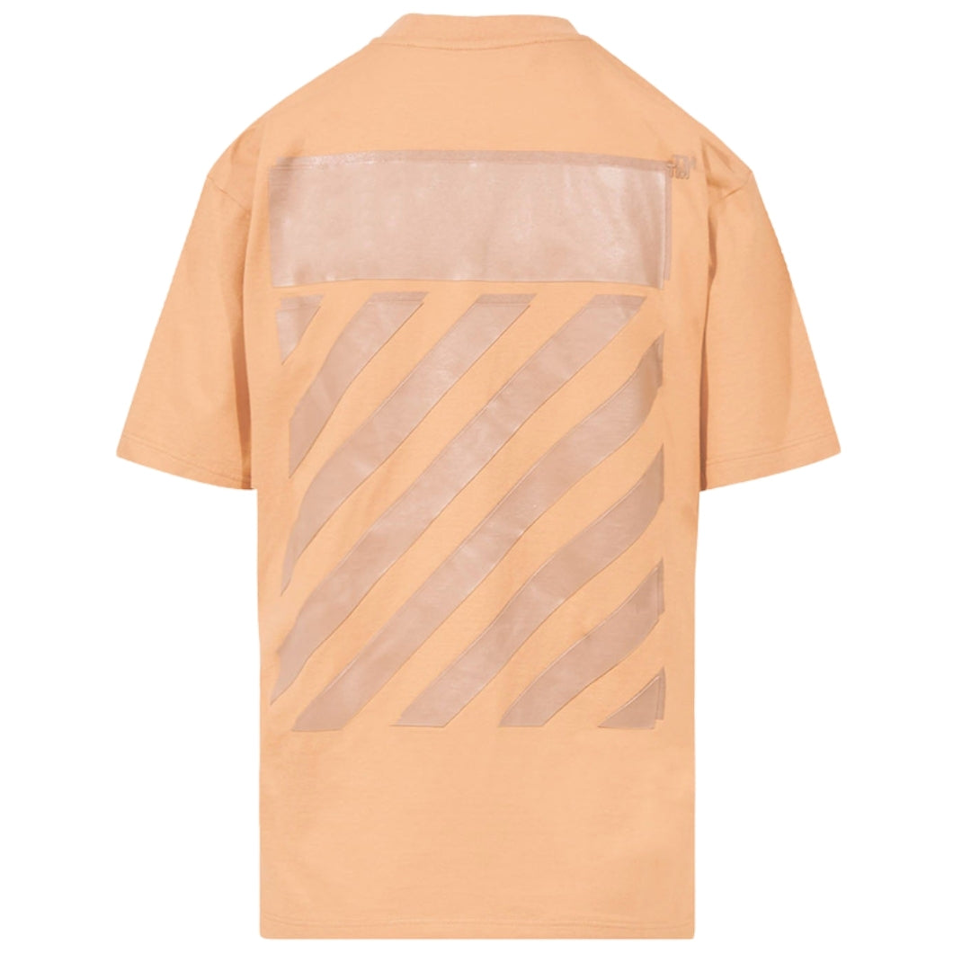 Off-White Diag Regular Fit Brun T-shirt dam – bild 2