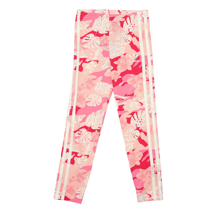 Girl's adidas Originals Junior Leggings in Pink