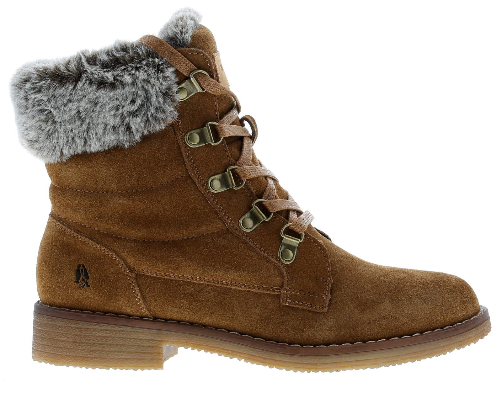 Hush Puppies Florence Läder Kvinnors Tan Boots dam – bild 2