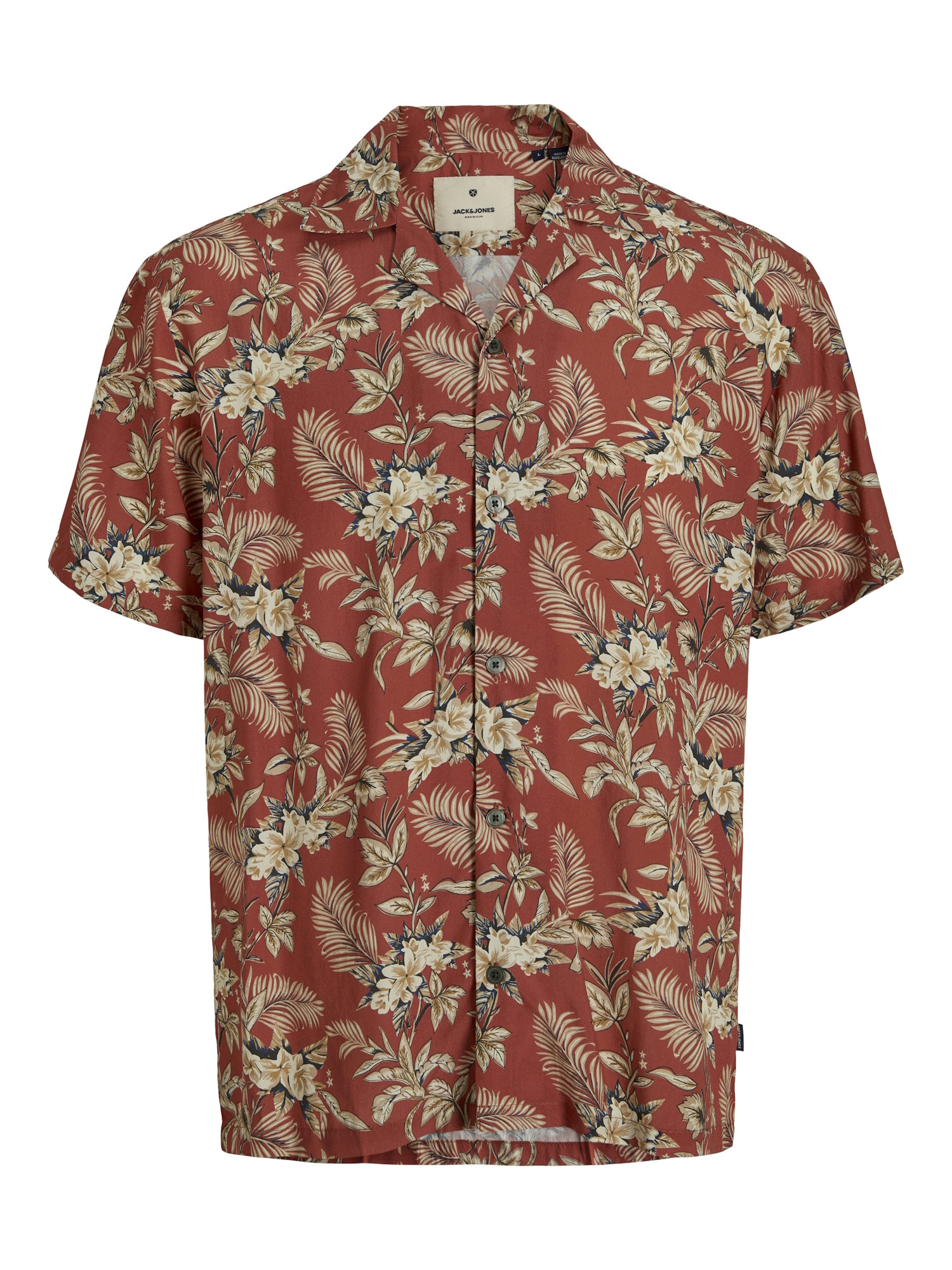 jack&jones Jack & Jones - Essentials - Overhemd met buffalo-ruit in rood en zwart