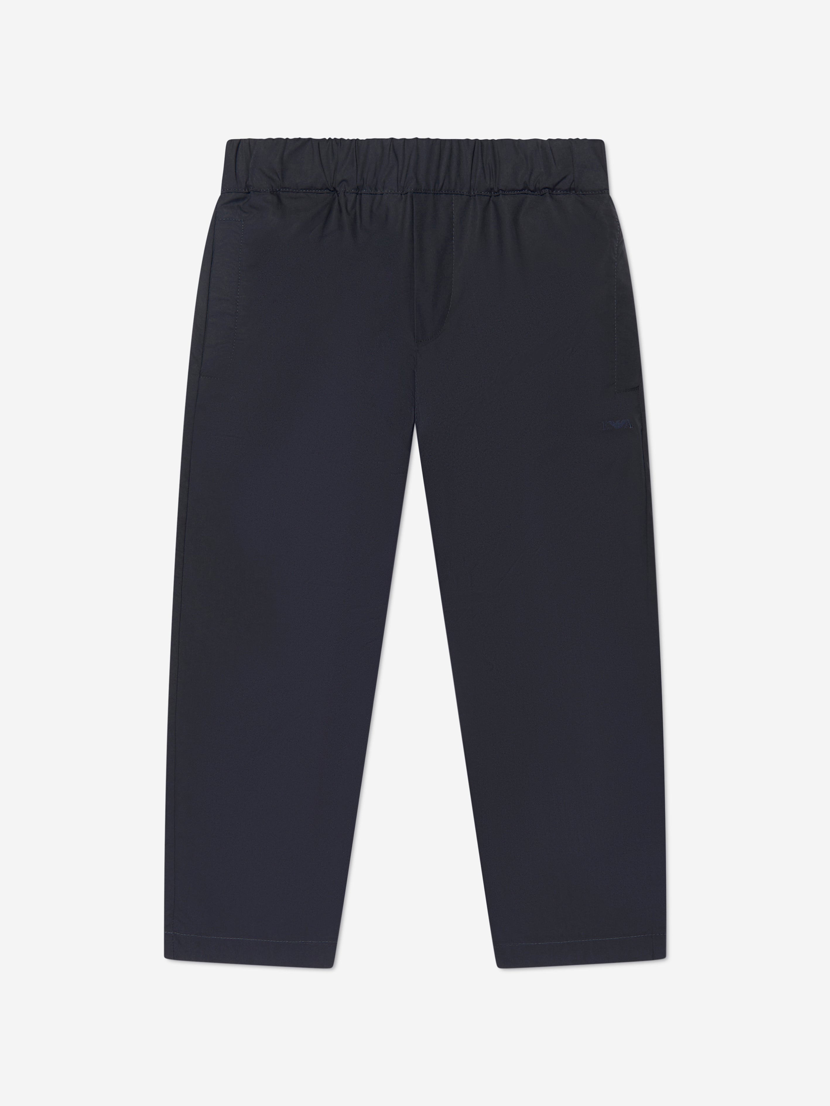 Emporio Armani Jongens Chino Broek In Marineblauw