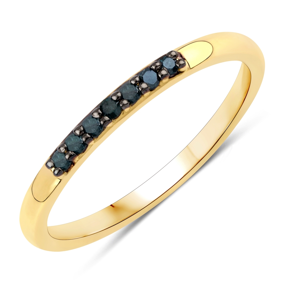 Rafaela Donata Womens Khushi Female Sterling Silver Ring - Gold - Size P