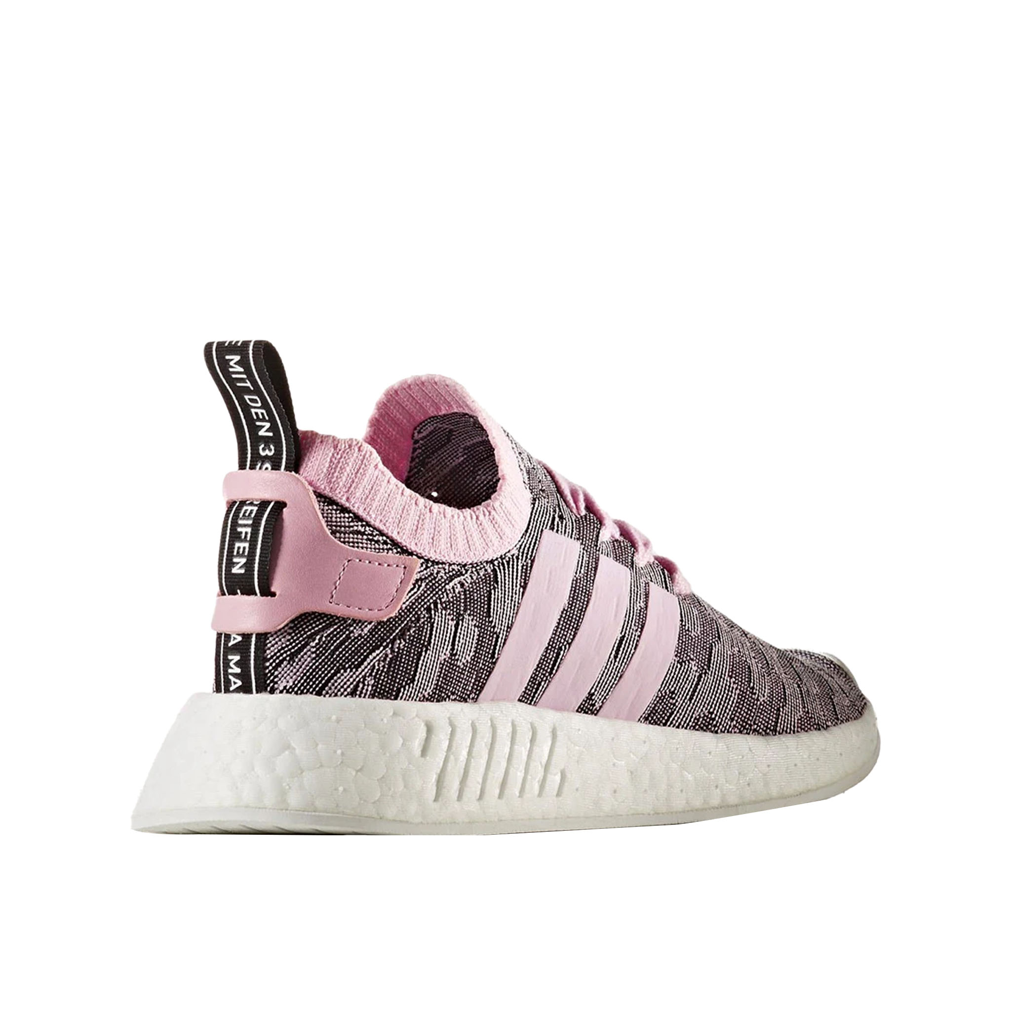 Adidas NMD_R2 Primeknit dam rosa löpträningsskor – bild 2