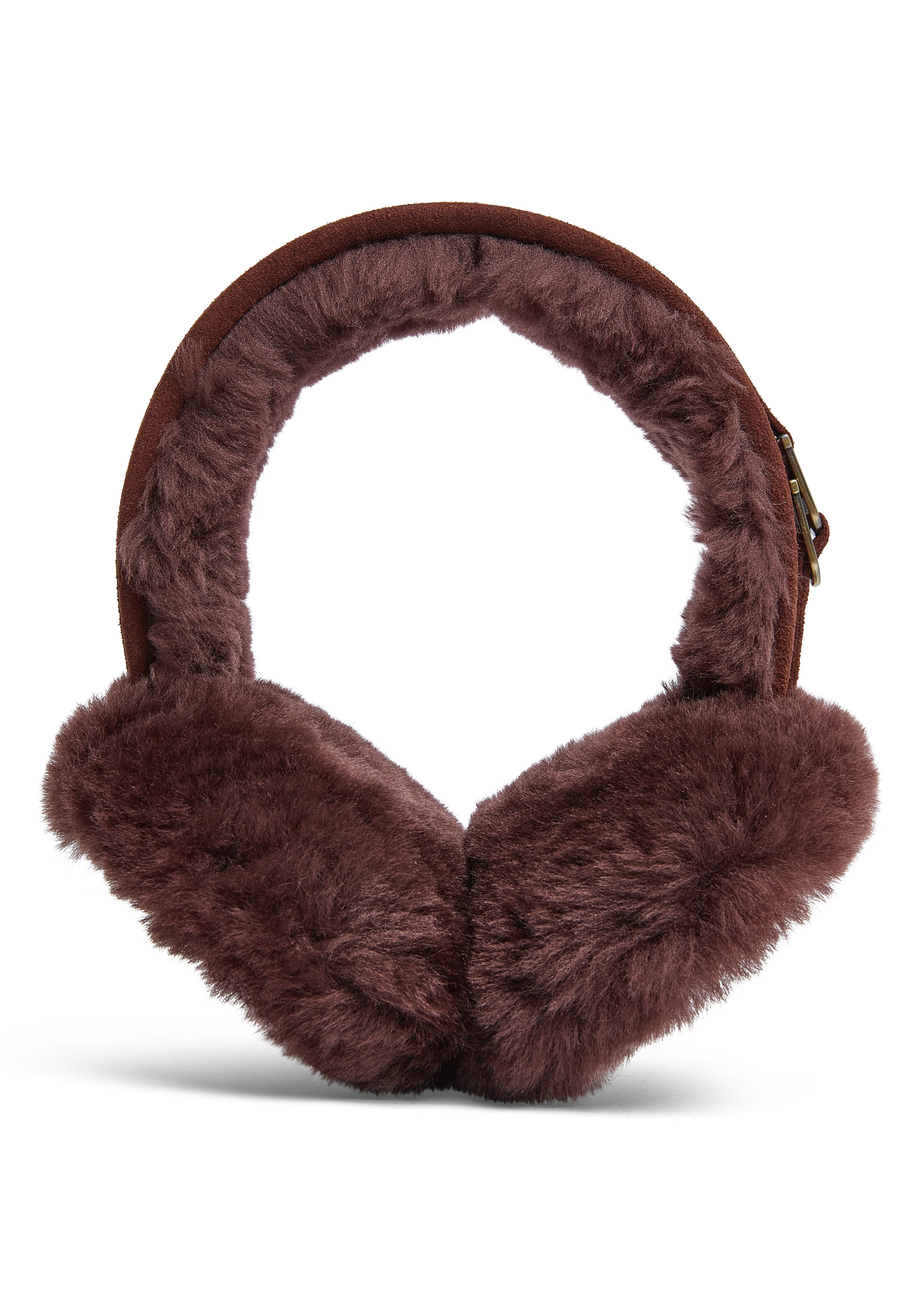 Infinity Leather Kvinnors vinter Supermjuka fluffiga bruna öronkåpor Varma och mysiga öronvärmare övrigt dam – bild 2