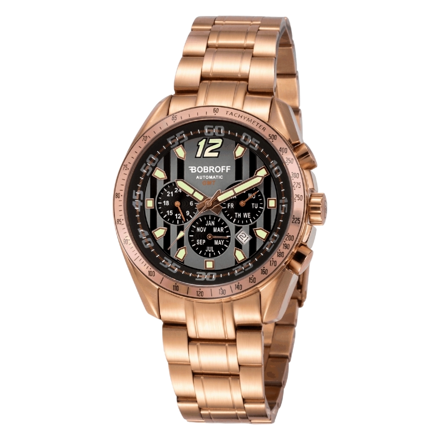 Thumbnail - Bobroff Herrenuhr Automatique Rosegold