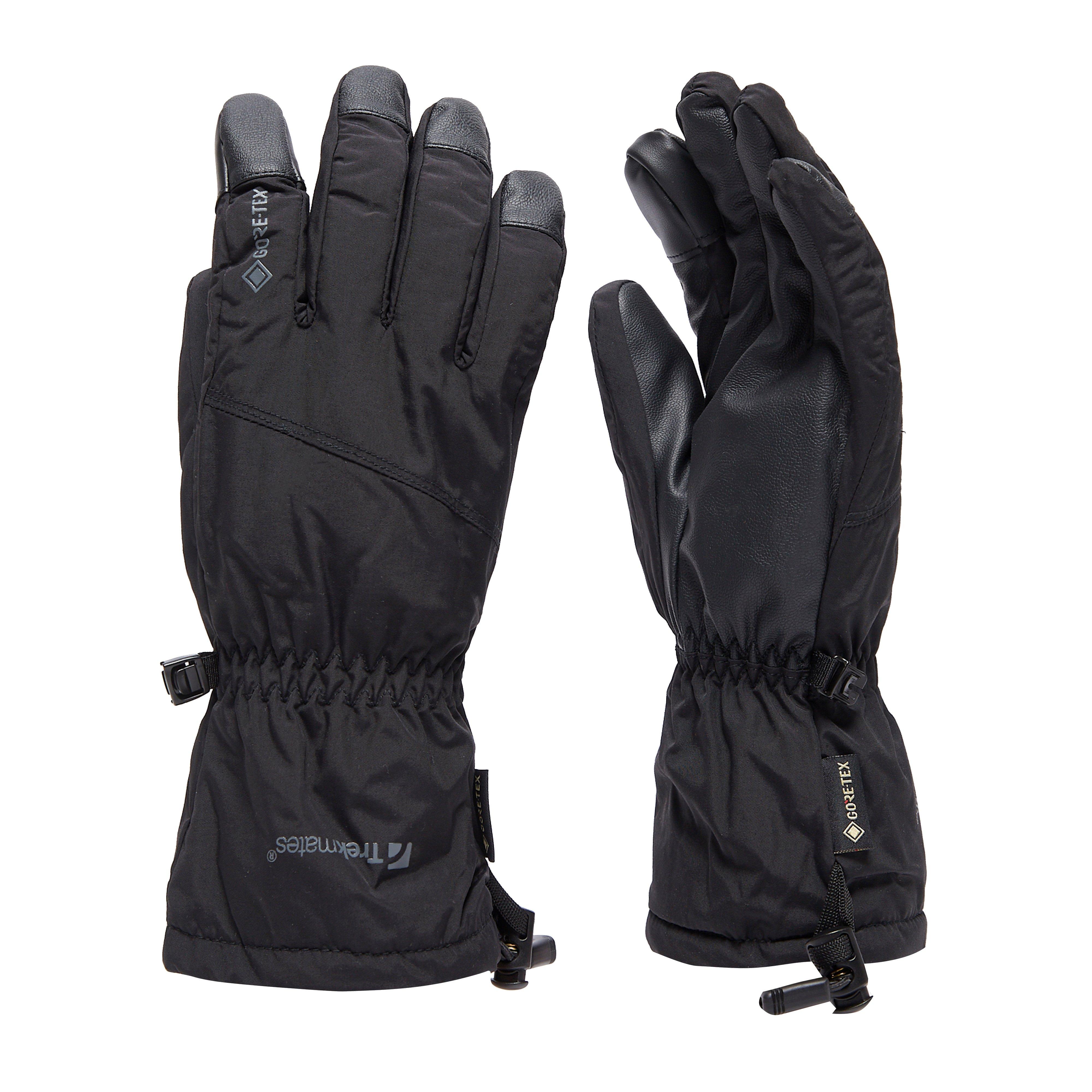 Trekmates Herren Chamonix Gore-Tex Wasserdichte Handschuhe, Schwarz