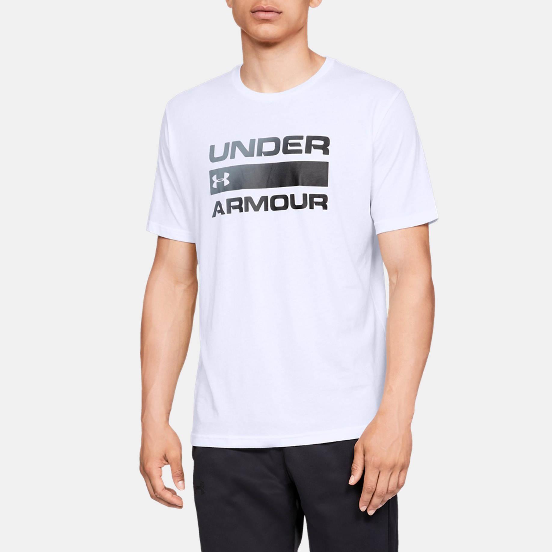 Thumbnail - Under Armour Herren UA Team Issue Wordmark T-Shirt, Weiß
