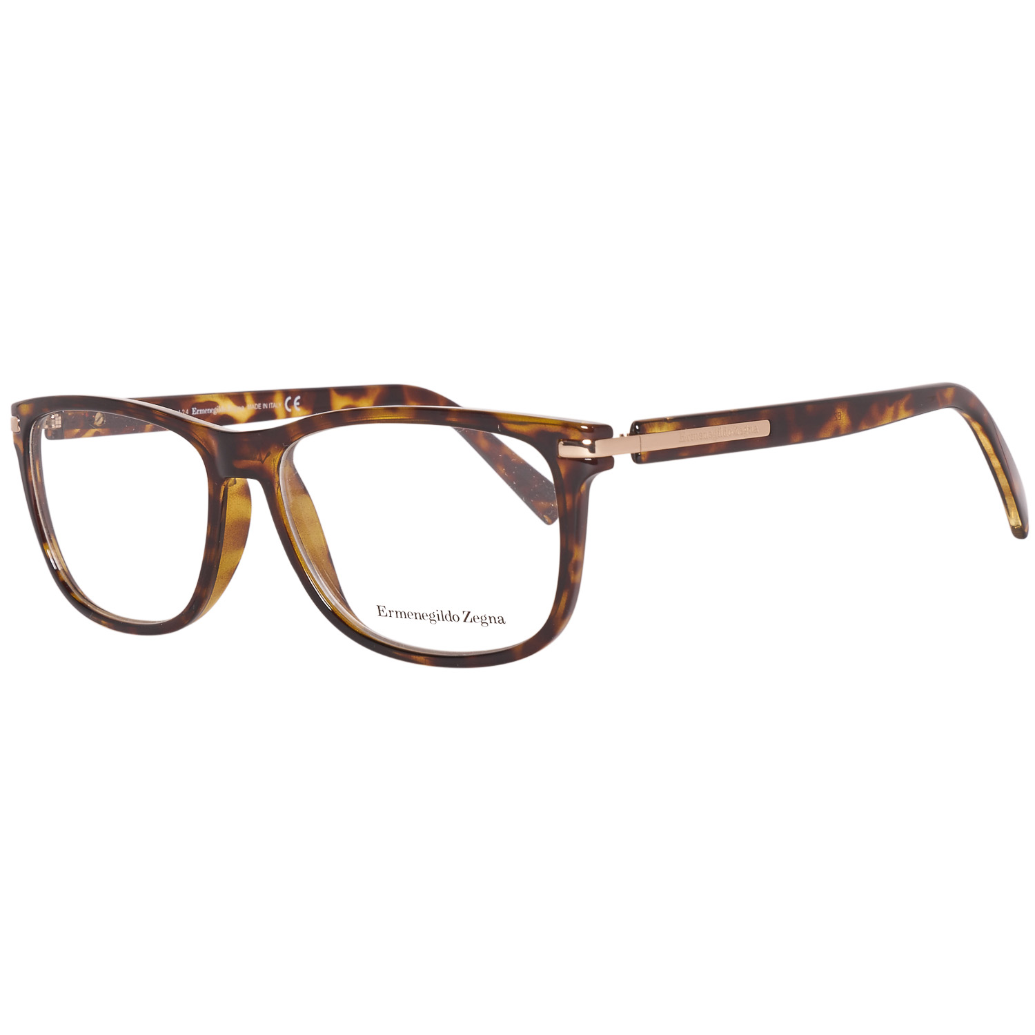 Thumbnail - Ermenegildo Zegna Brown Lunettes de vue pour hommes