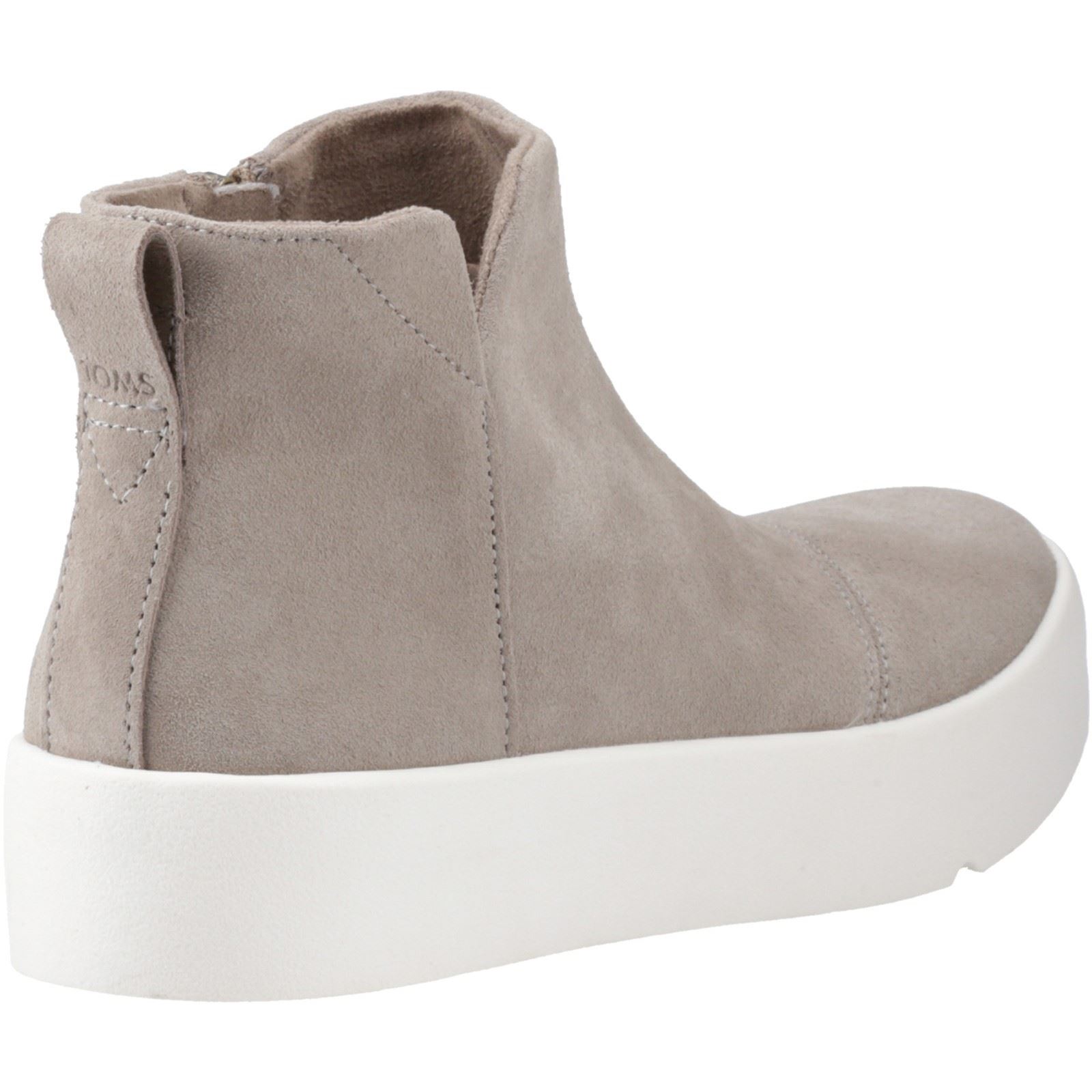 TOMS Verona Mid Leather Damkängor Taupe Kängor – bild 2