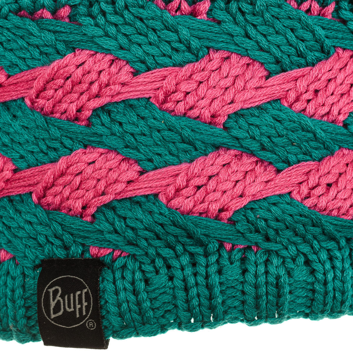 Lifestyle 46200 damkrage i kabelstickning och fleece 2