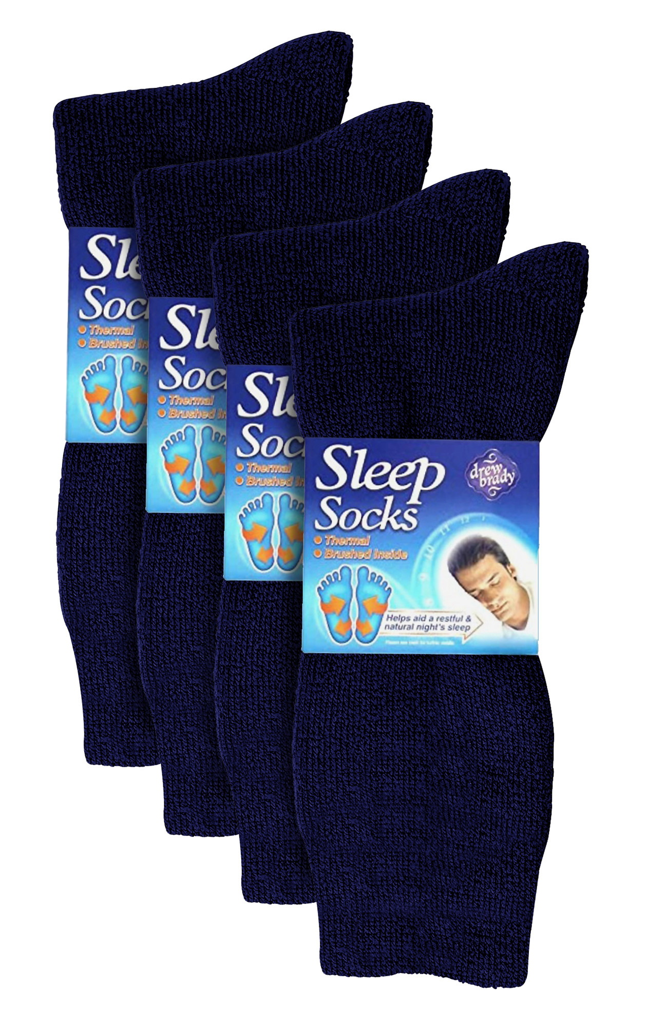 Sock Snob 8-pack termiska sömnstrumpor för män Mjuka och bekväma varma sängstrumpor för män herr – bild 2