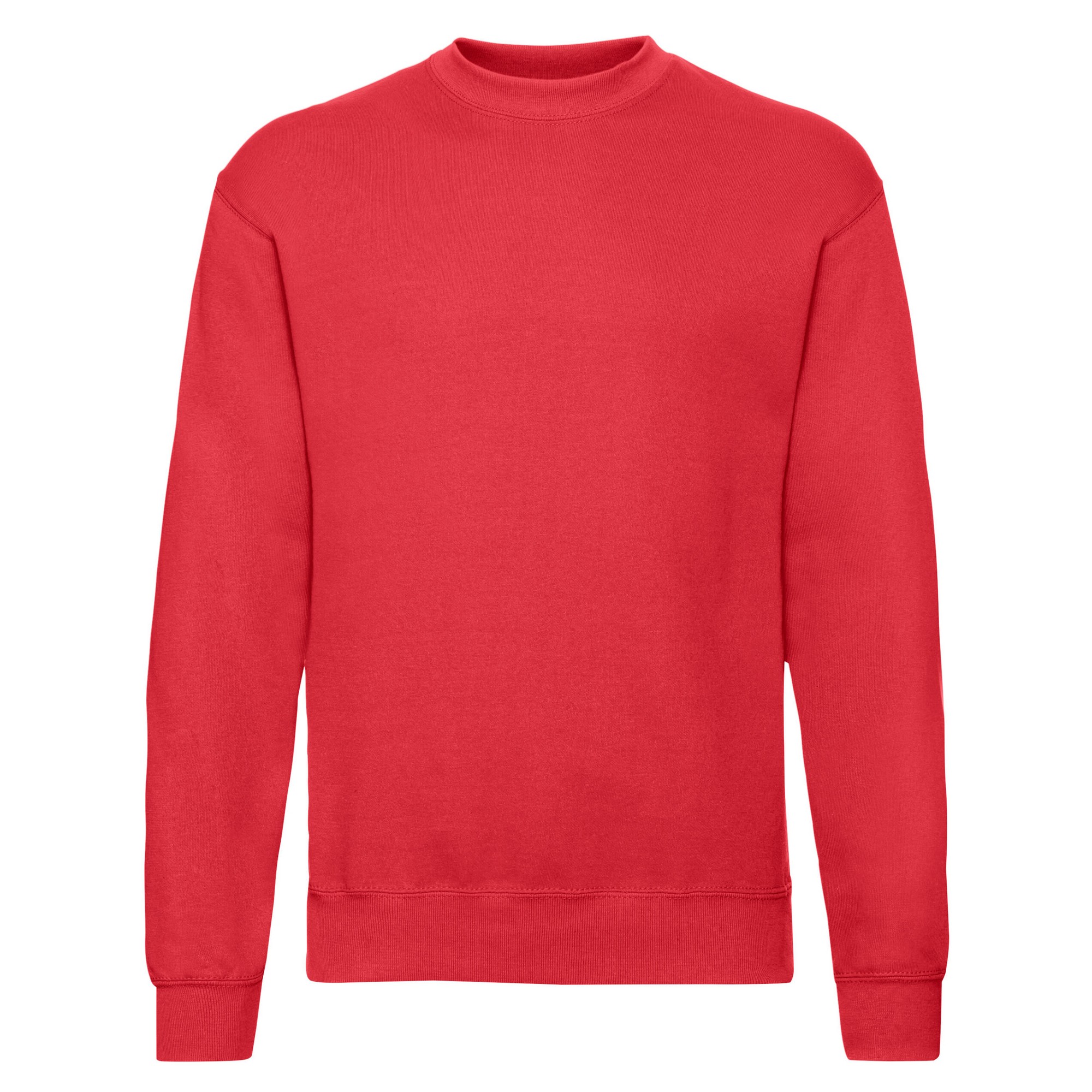 Thumbnail - Fruit Of The Loom Herren Klassik Drop Schulter Sweatshirt (Rot)