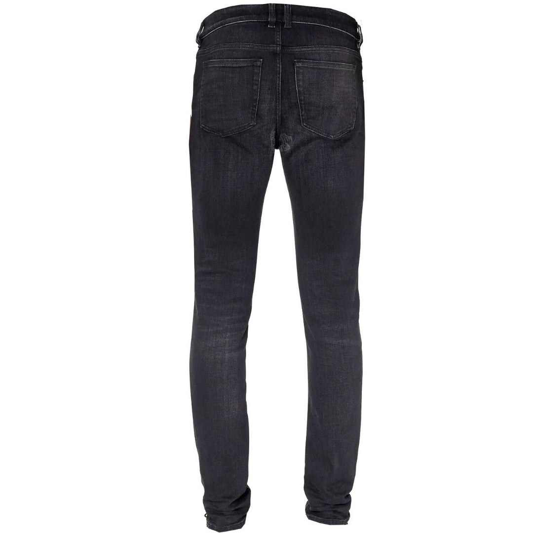 Sleenker Destroyed Reinforced Denim Svart Skinny Jeans 2