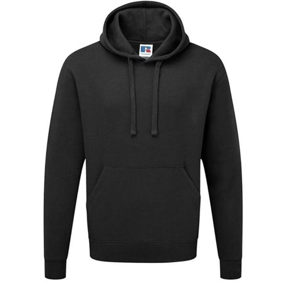 Russell Colour Kapuzenpullover / Kapuzen-Sweatshirt / Hoodie (Schwarz)