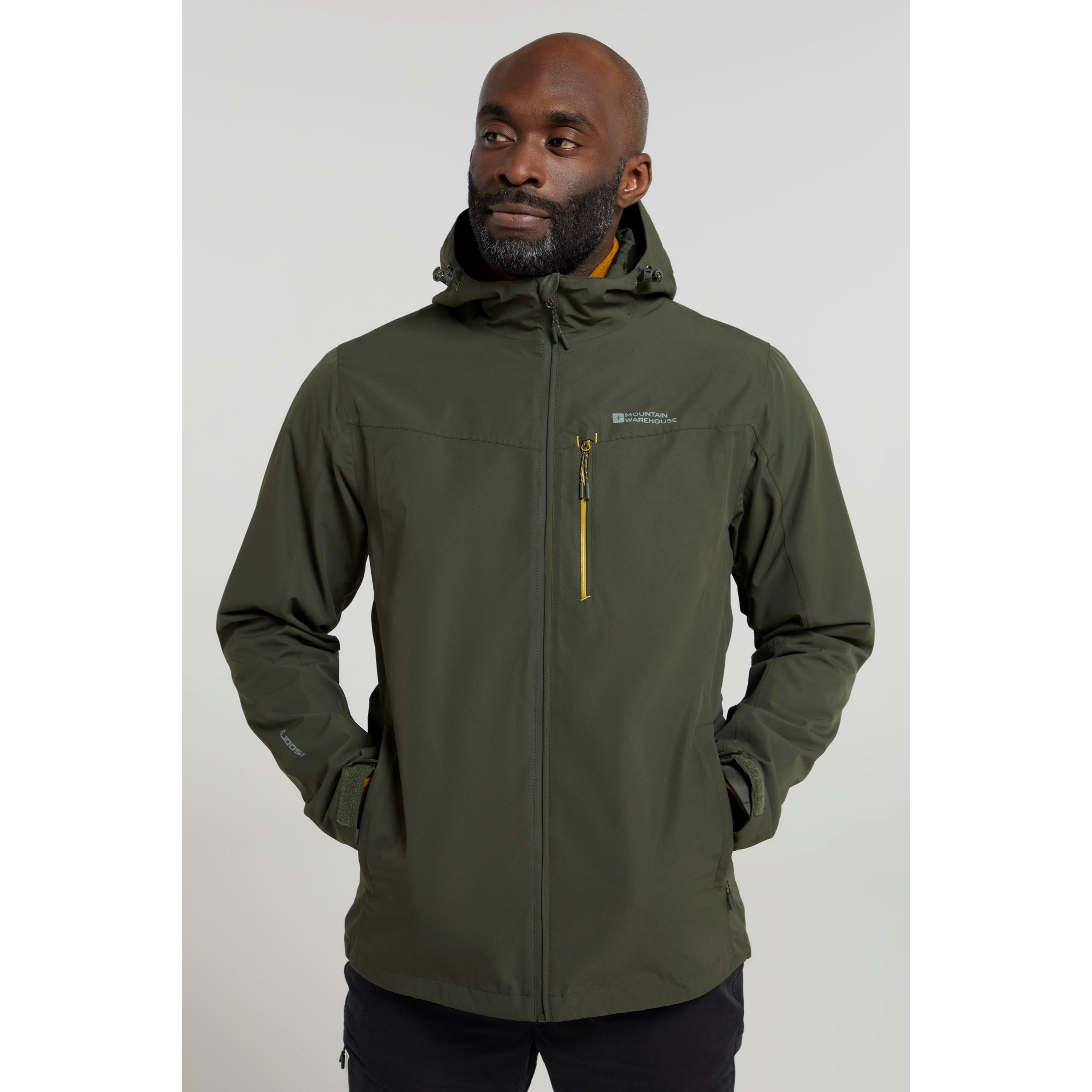 Thumbnail - Mountain Warehouse Herren Brisk Extreme Wasserdichte Jacke (Khaki)