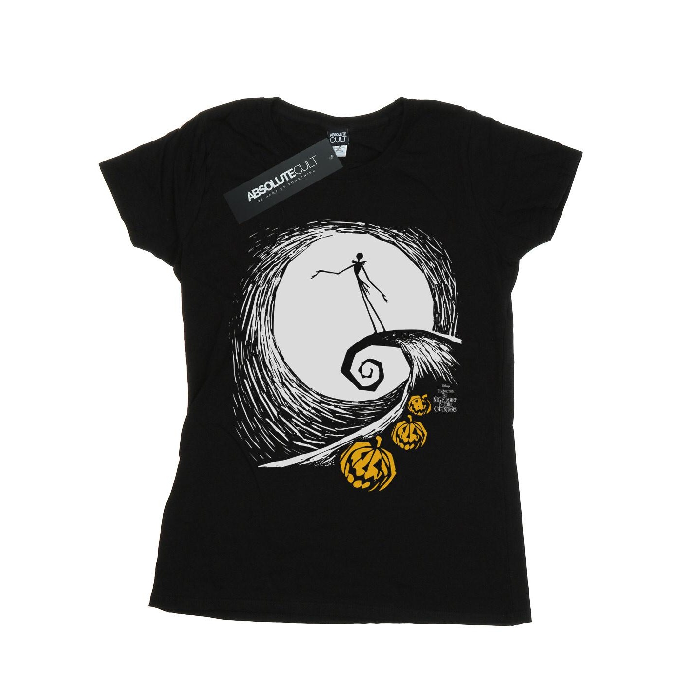 Disney Dames/Dames Nightmare Before Christmas Jack's Lament Katoenen T-Shirt (Zwart)-image