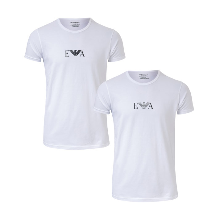 Armani 2er-Pack T-Shirts für Männer in Weiß
