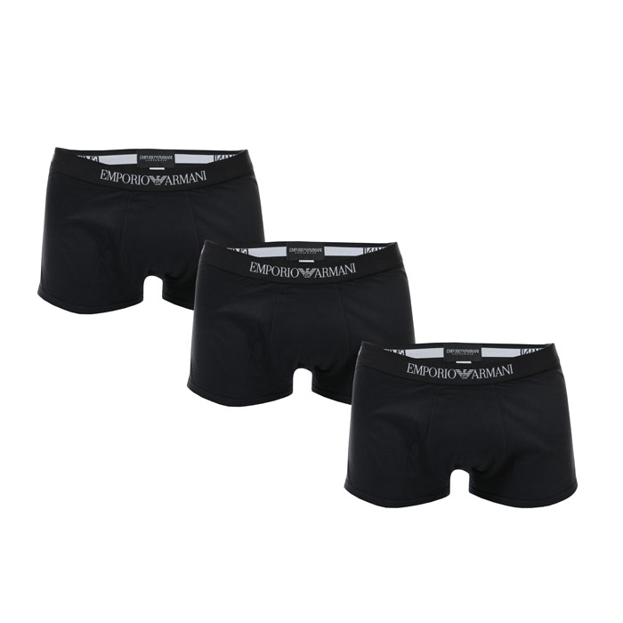 Thumbnail - Herren Boxershorts von Armani im 3er-Pack in Schwarz