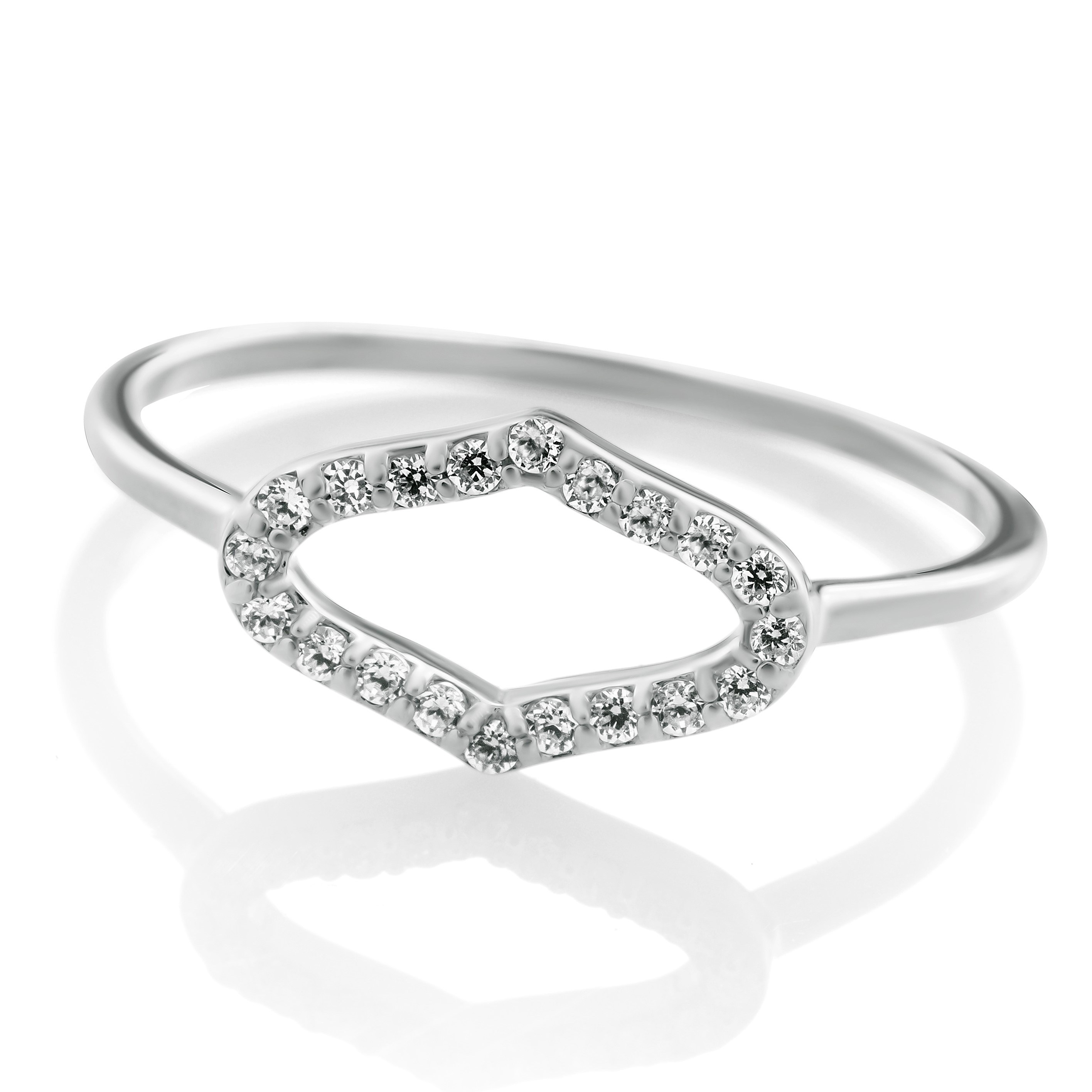 Orphelia 'Normandy' Damen-Ring aus 925er Sterlingsilber – Silber ZR-7574