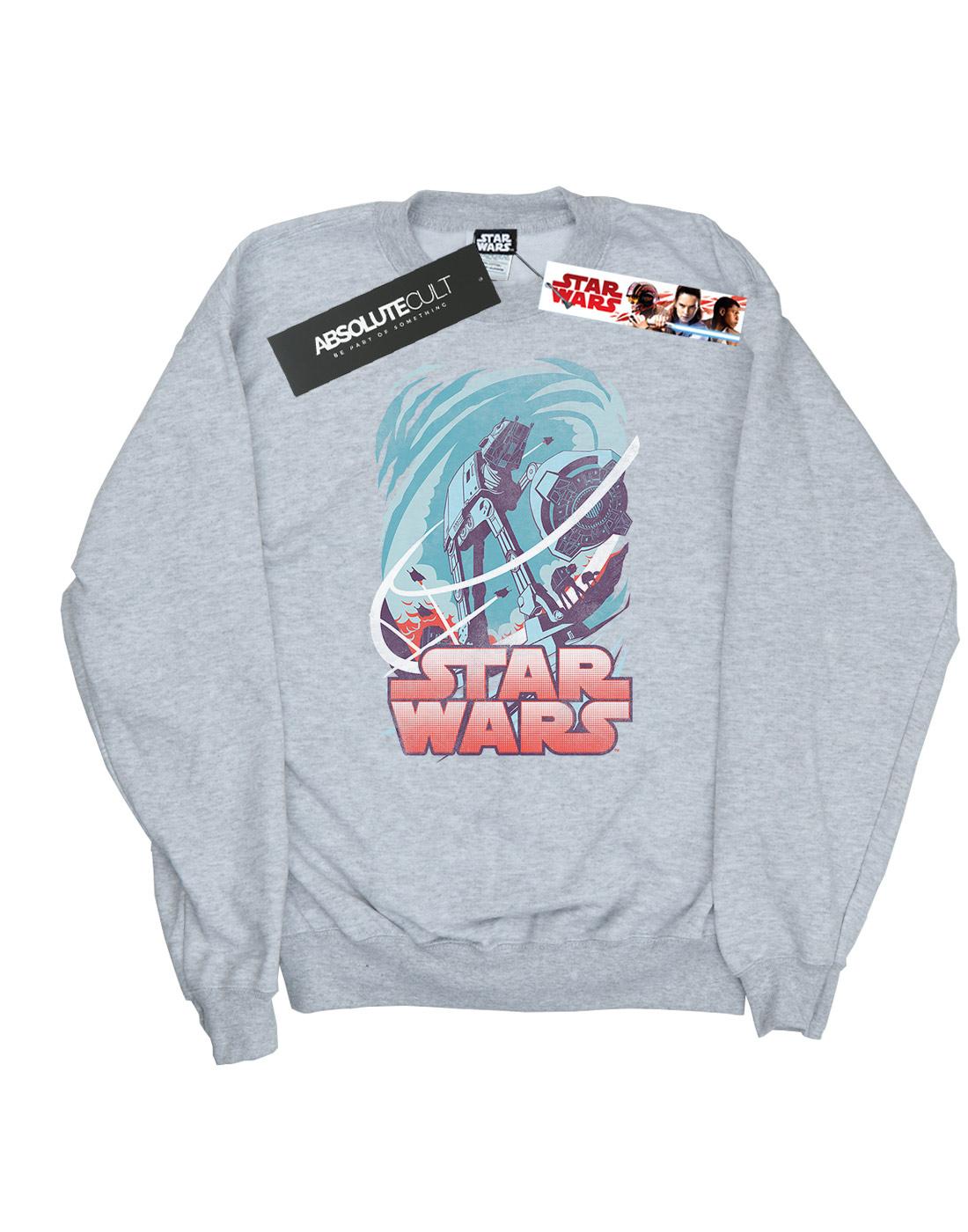 Star Wars Sweat-shirt Hoth Swirl pour hommes (Gris sportif)